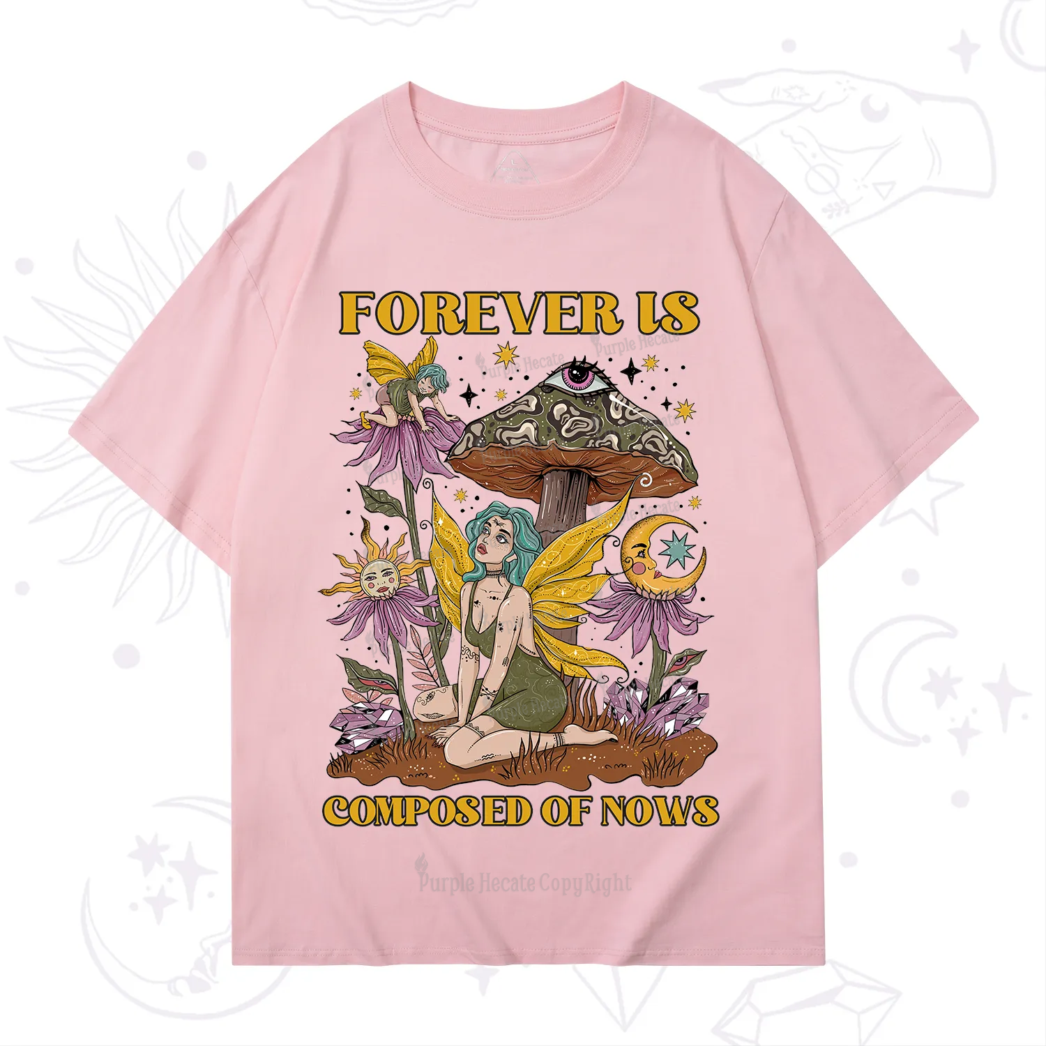 Purplehecate Forever Is Composed Of Nows T-Shirt