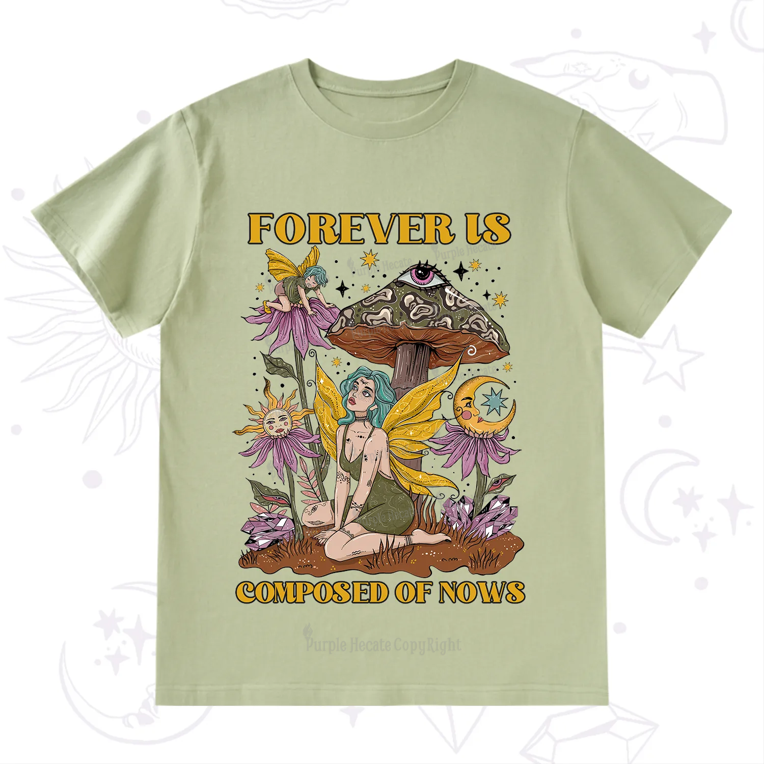 Purplehecate Forever Is Composed Of Nows T-Shirt