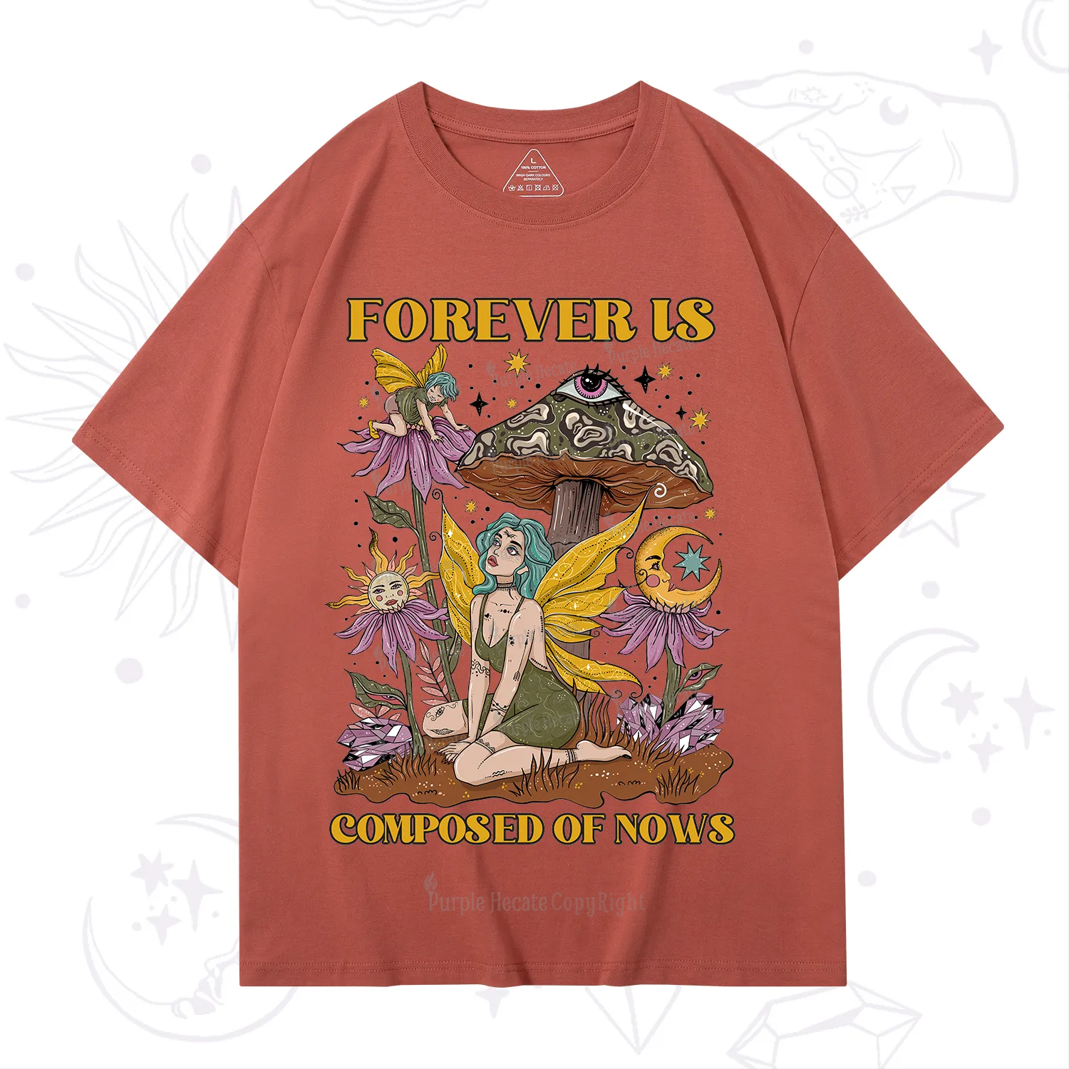 Purplehecate Forever Is Composed Of Nows T-Shirt