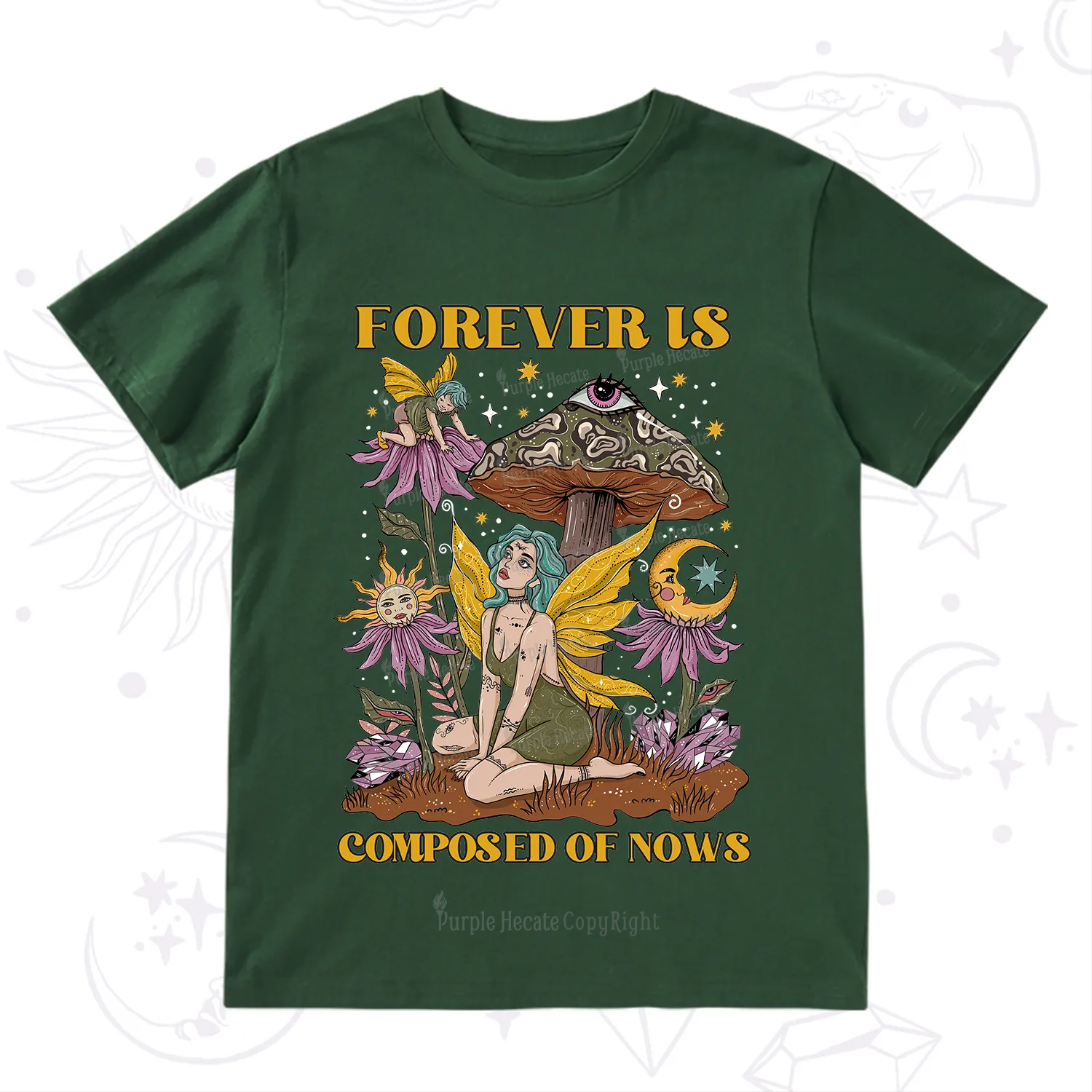 Purplehecate Forever Is Composed Of Nows T-Shirt