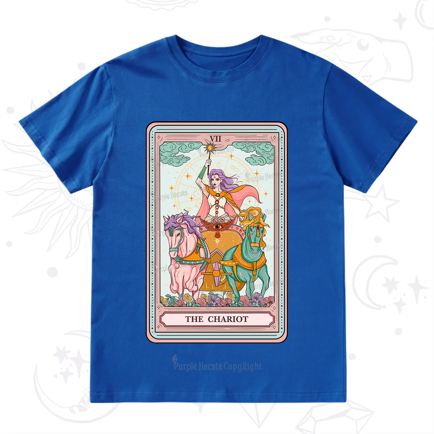 Purplehecate The Chariot Tarot T-Shirt