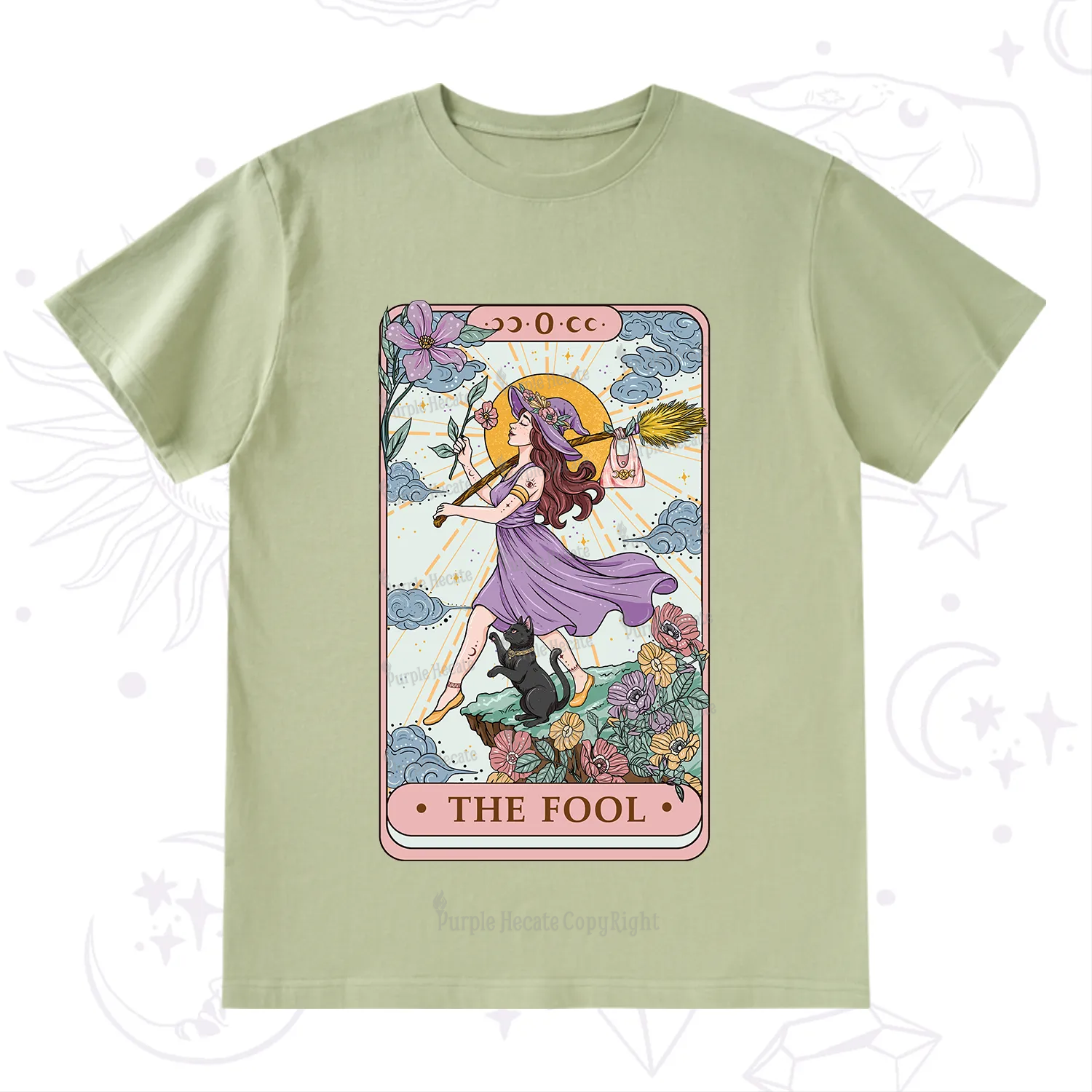 Purplehecate The Witchling Fool Tarot T-Shirt