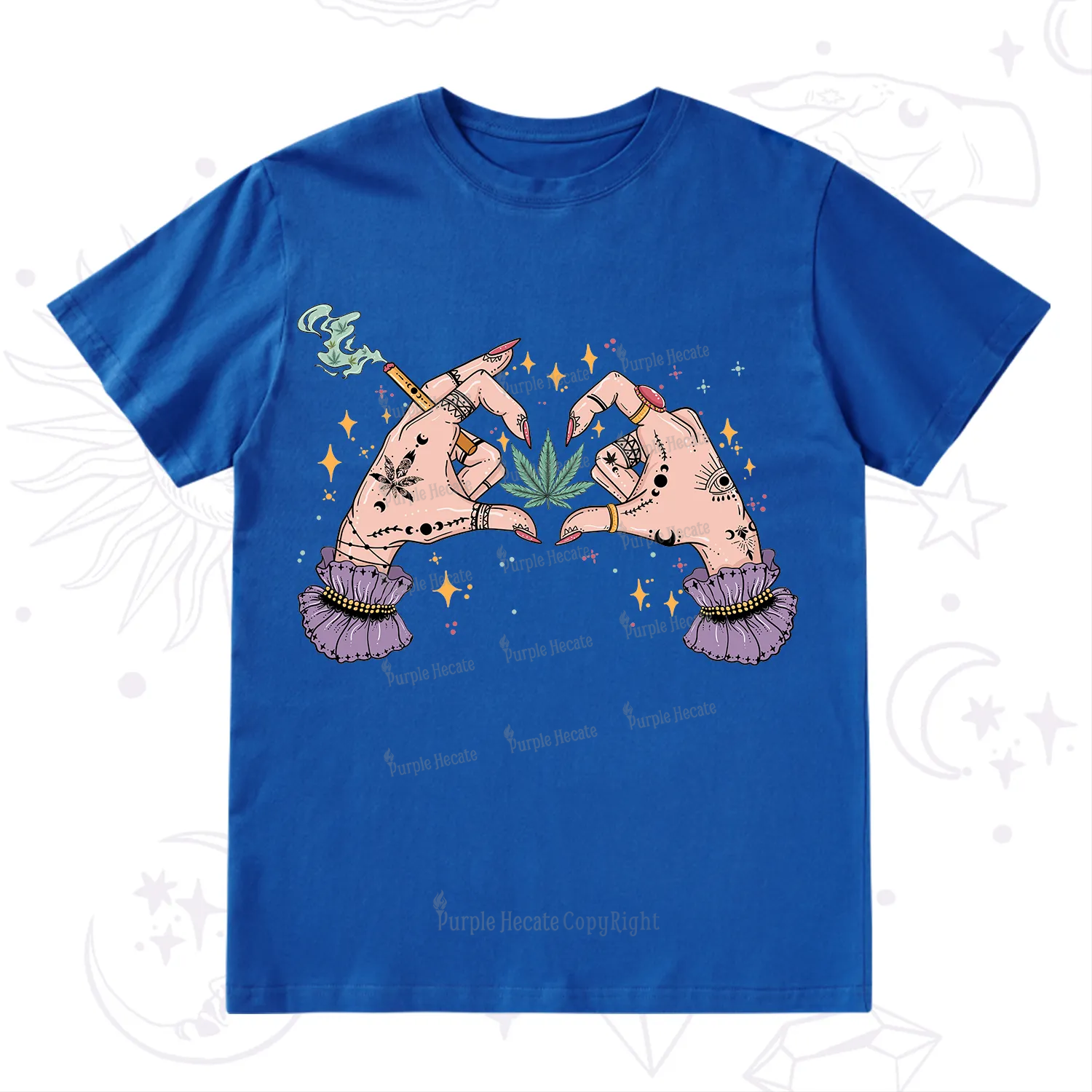 Purplehecate You're Never Alone If You Have Weed T-Shirt