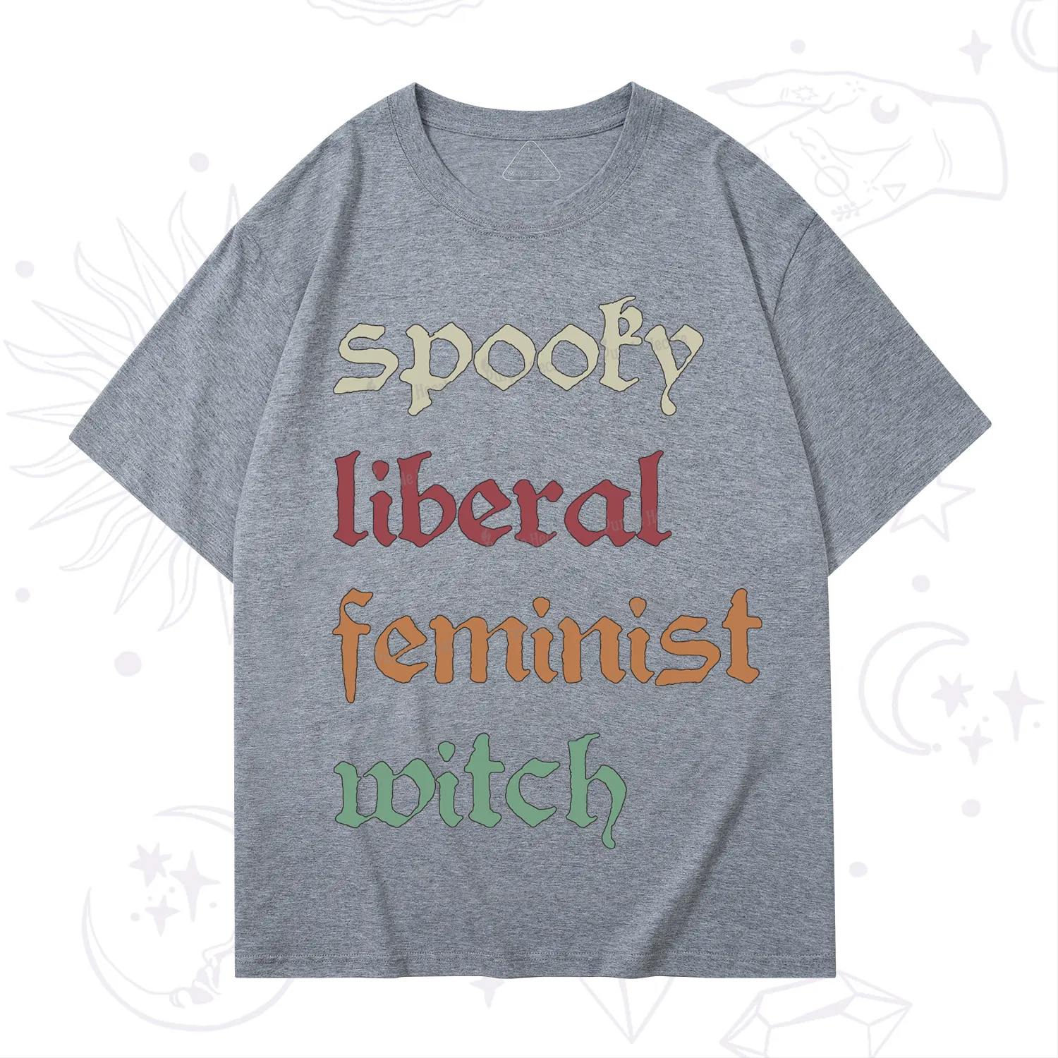 Purplehecate Spooky Liberal Feminist Witch T-Shirt
