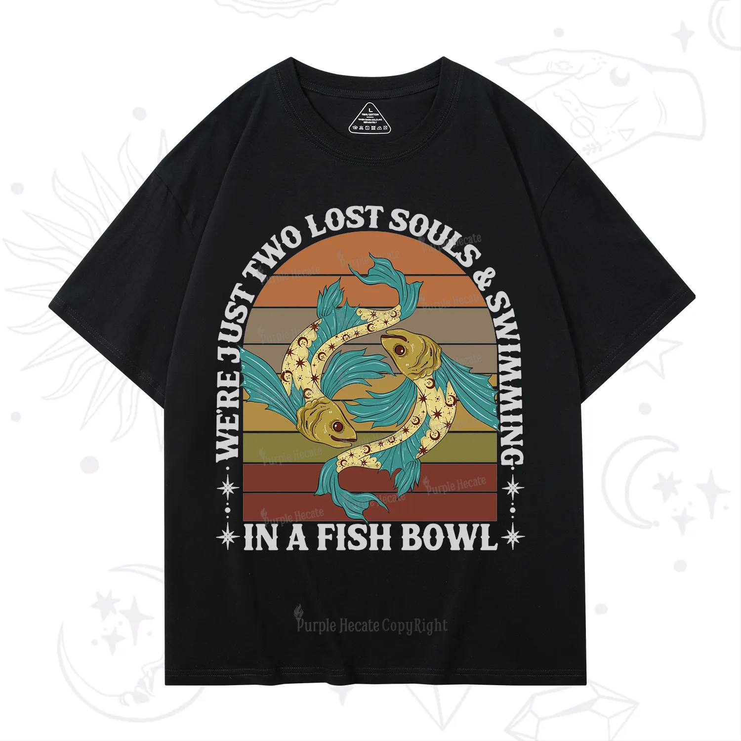 Purplehecate We're Just Two Lost Souls Swimming In A Fish Bowl T-Shirt