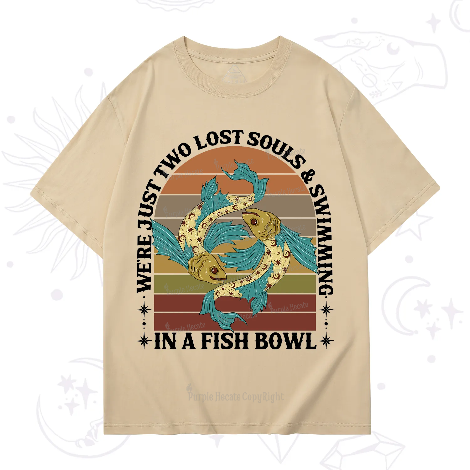 Purplehecate We're Just Two Lost Souls Swimming In A Fish Bowl T-Shirt