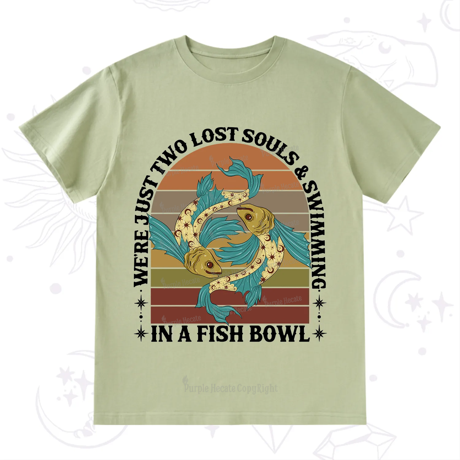 Purplehecate We're Just Two Lost Souls Swimming In A Fish Bowl T-Shirt