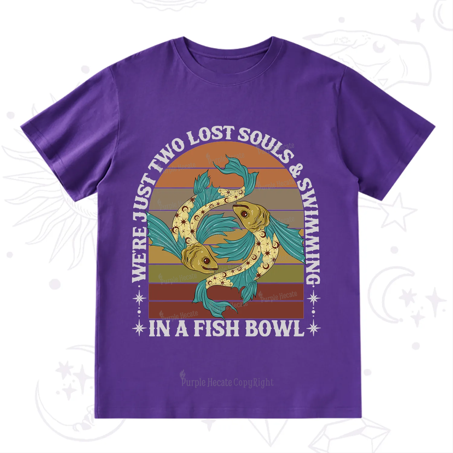 Purplehecate We're Just Two Lost Souls Swimming In A Fish Bowl T-Shirt