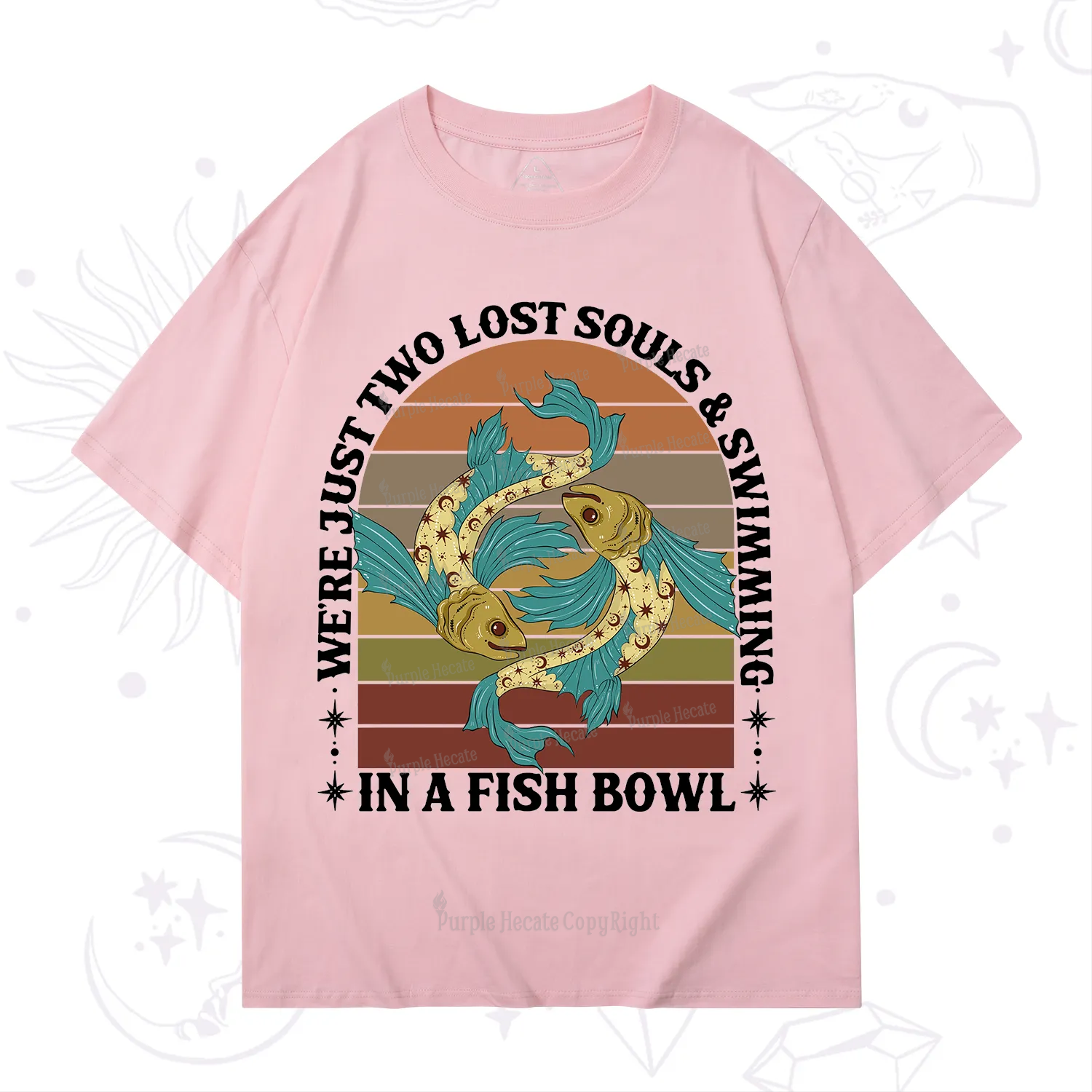 Purplehecate We're Just Two Lost Souls Swimming In A Fish Bowl T-Shirt