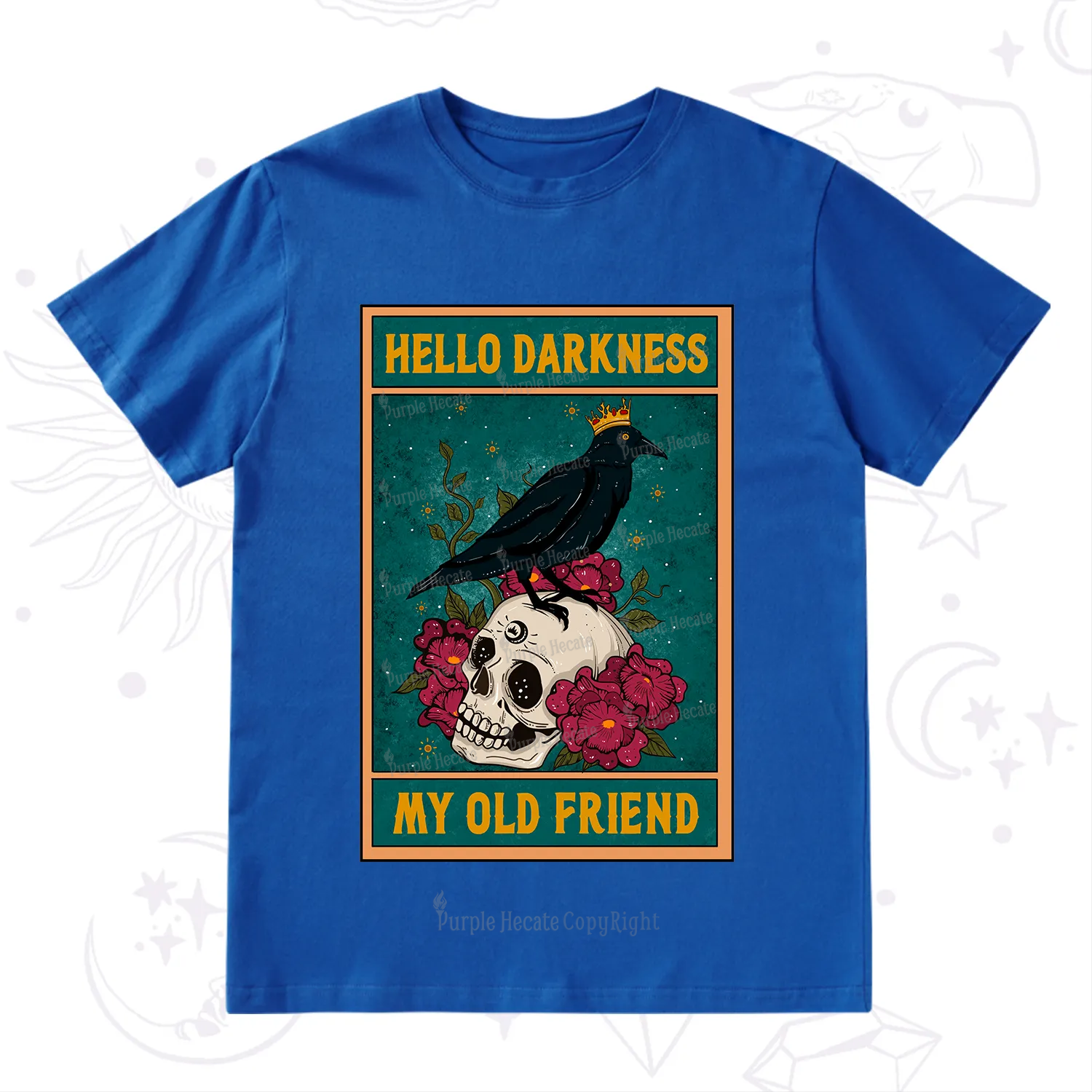 Purplehecate The Hello Darkness My Old Friend Oracle Card T-Shirt