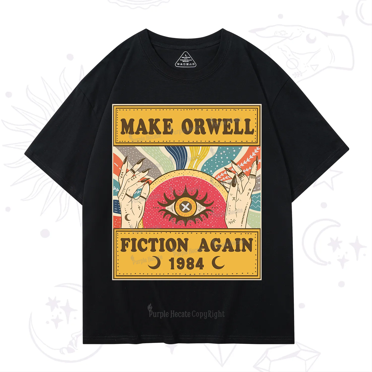 Purplehecate Make 1984 Fiction Again T-Shirt