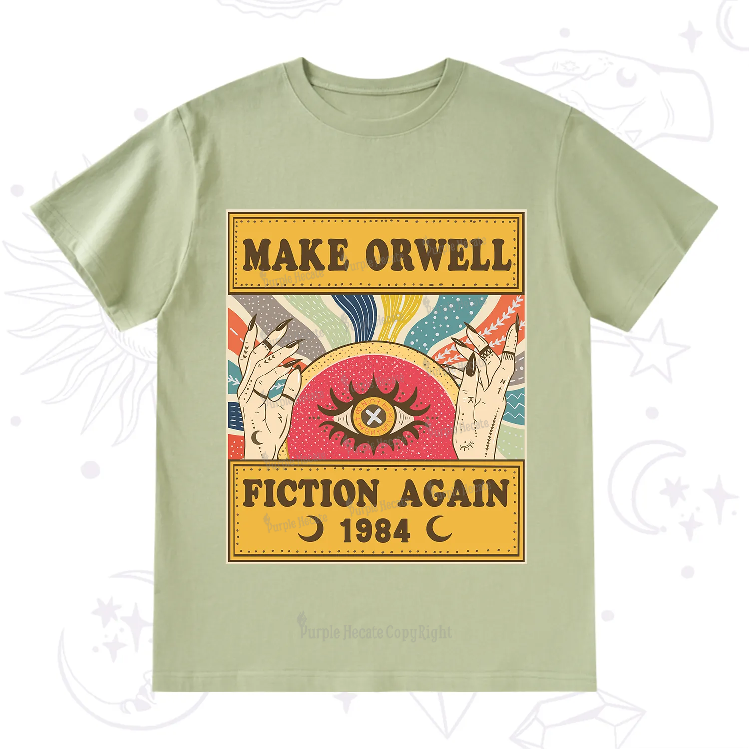 Purplehecate Make 1984 Fiction Again T-Shirt