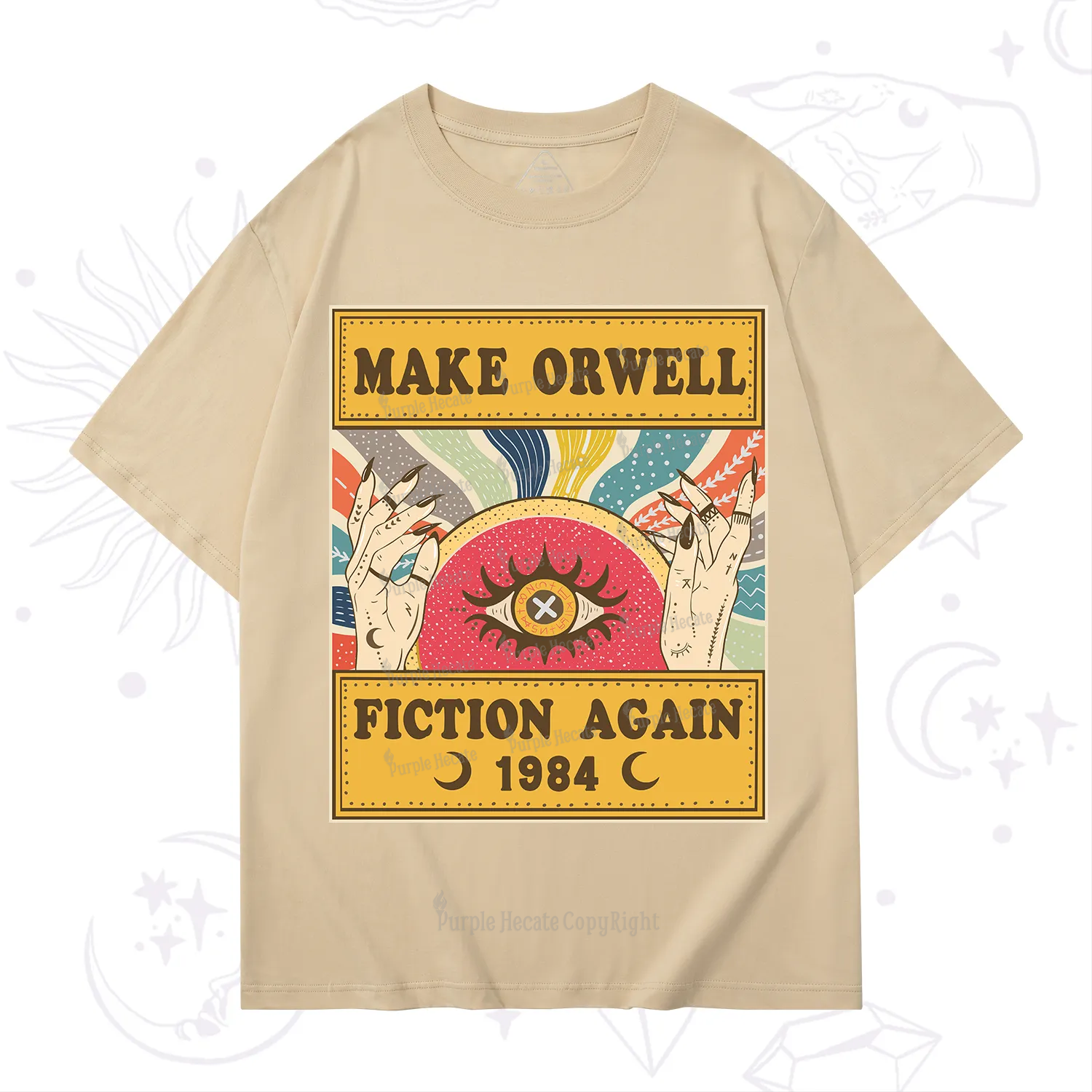 Purplehecate Make 1984 Fiction Again T-Shirt