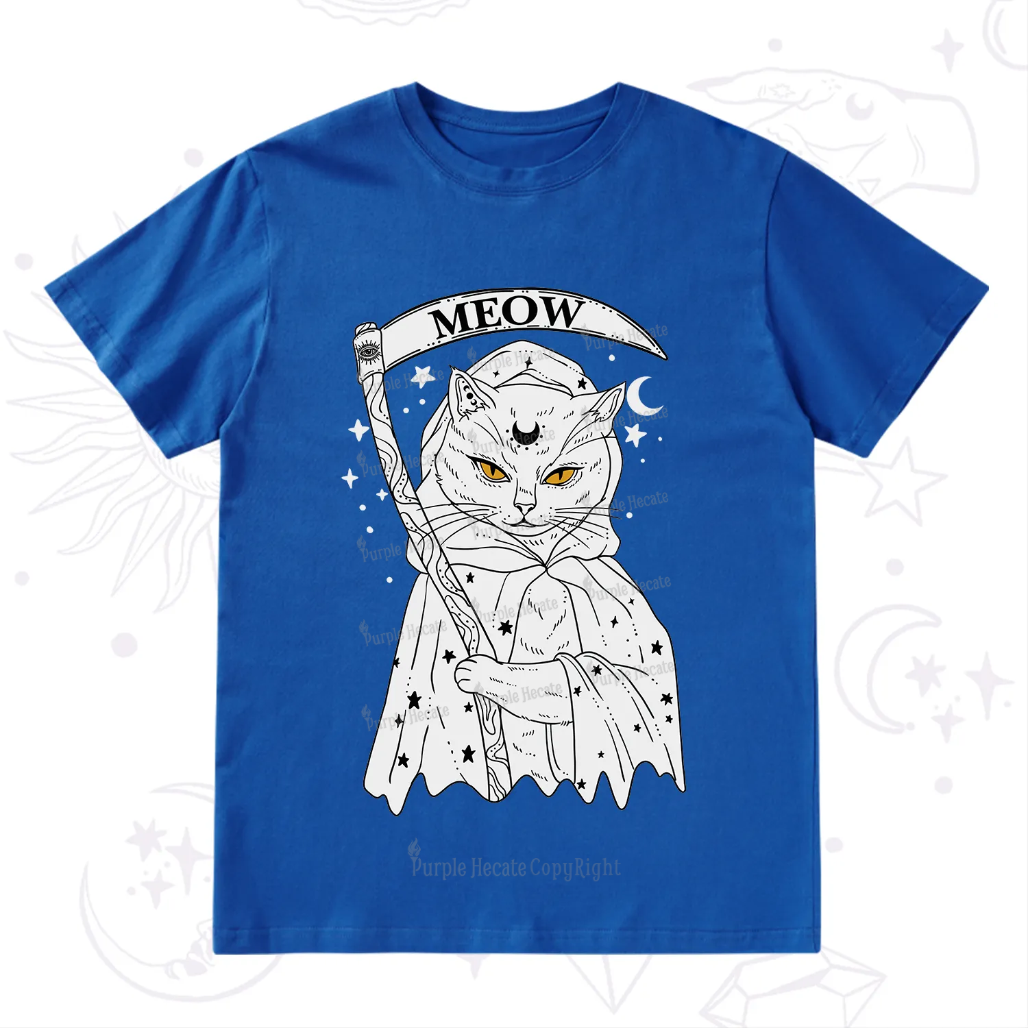 Purplehecate Grim Meow Reaper T-Shirt