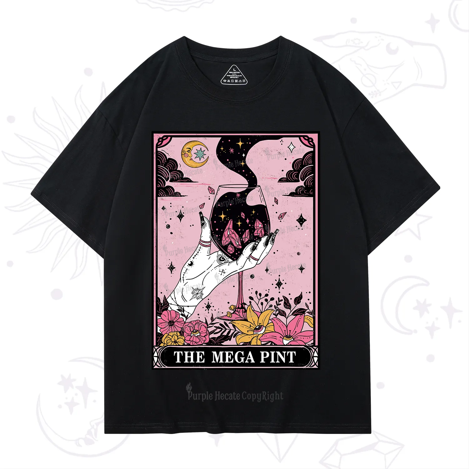 Purplehecate The Mega Pint Tarot Card T-Shirt