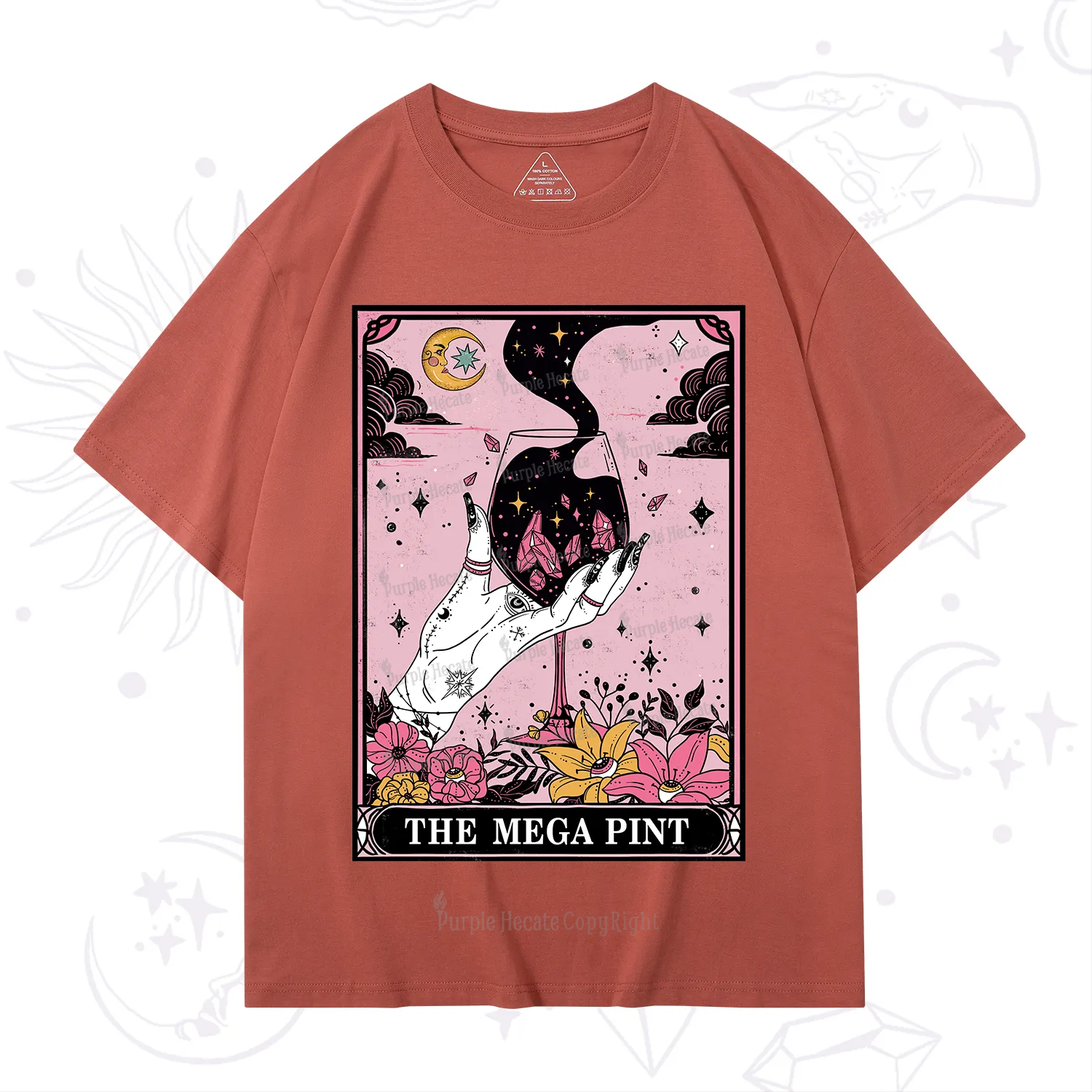 Purplehecate The Mega Pint Tarot Card T-Shirt