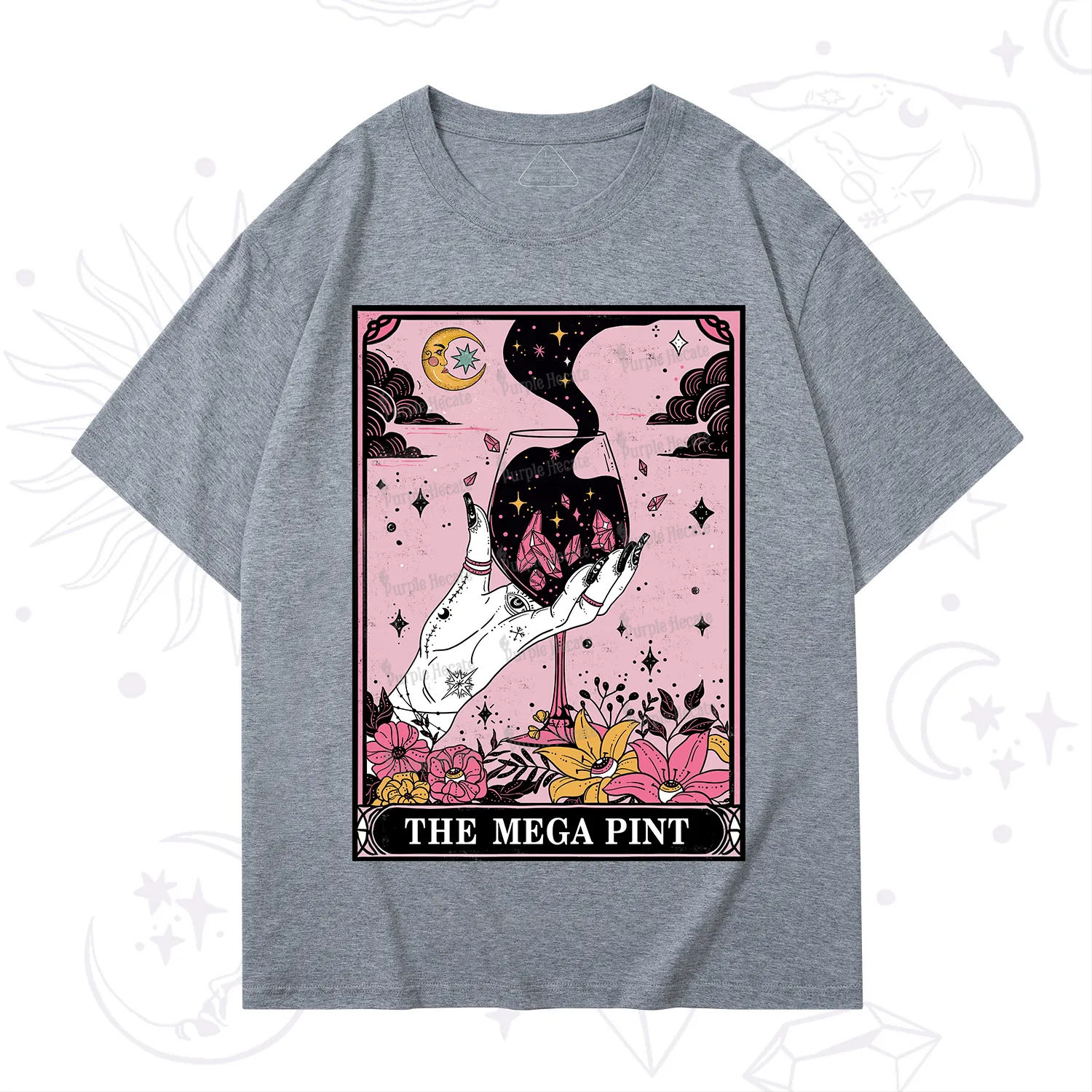 Purplehecate The Mega Pint Tarot Card T-Shirt