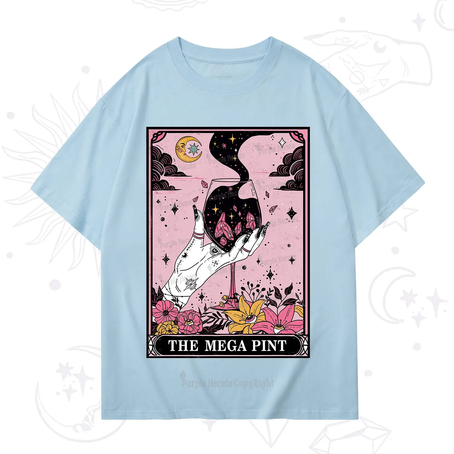 Purplehecate The Mega Pint Tarot Card T-Shirt