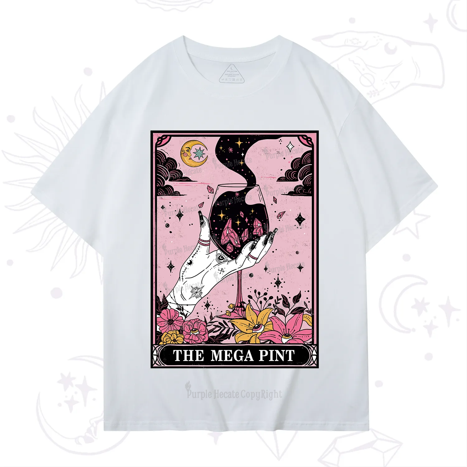 Purplehecate The Mega Pint Tarot Card T-Shirt