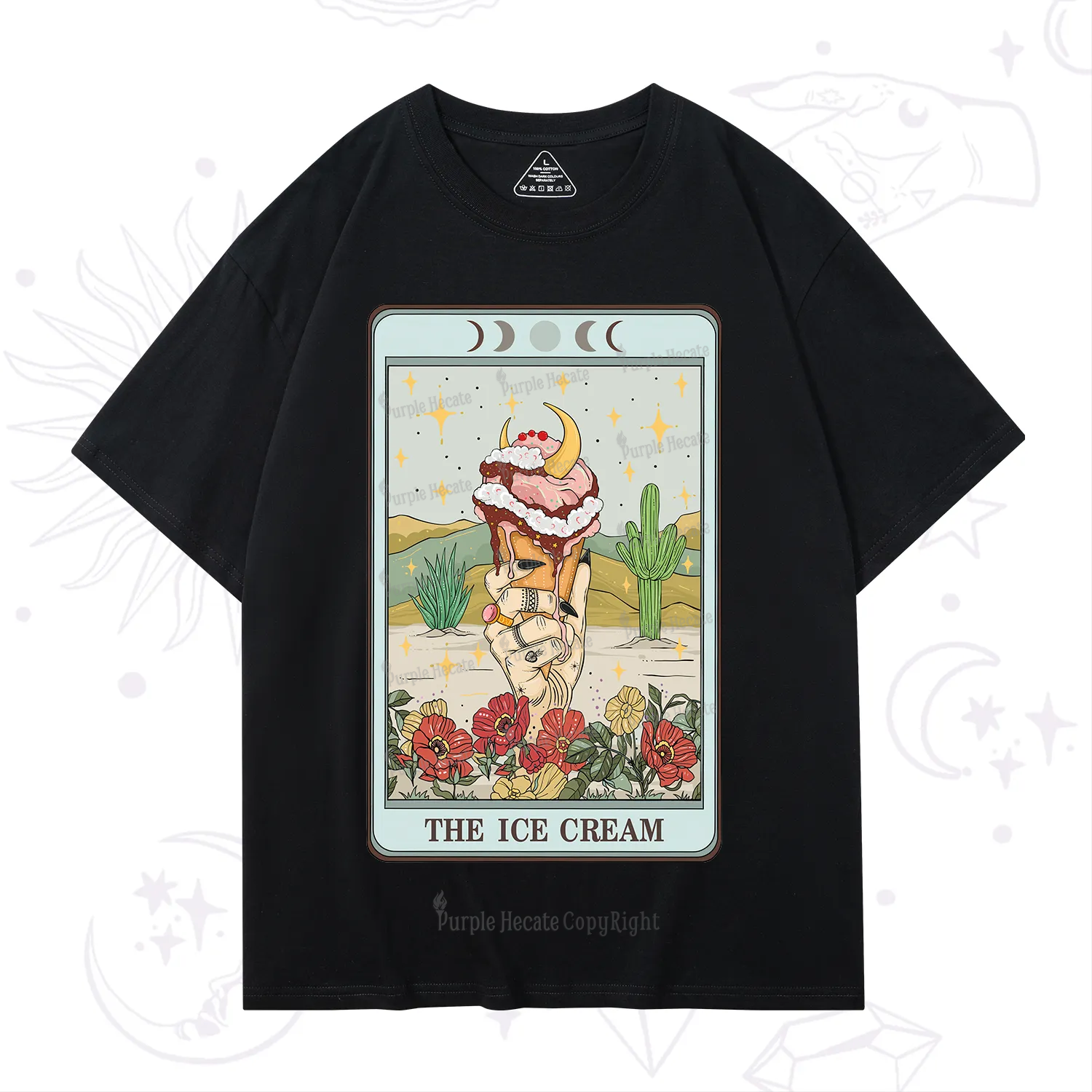Purplehecate The Ice Cream Tarot T-Shirt