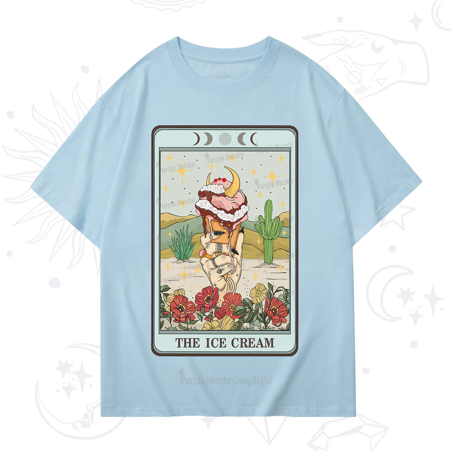 Purplehecate The Ice Cream Tarot T-Shirt