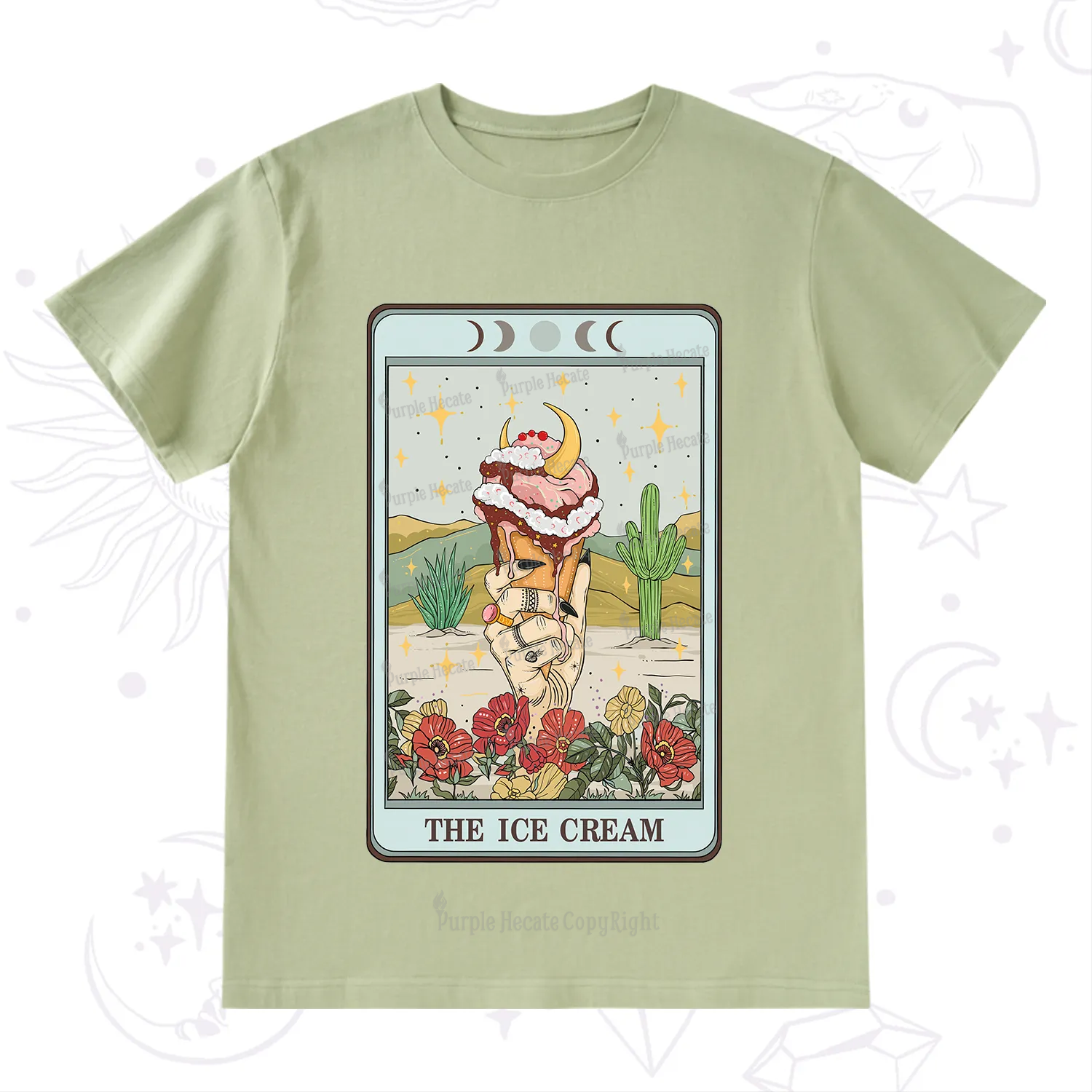 Purplehecate The Ice Cream Tarot T-Shirt