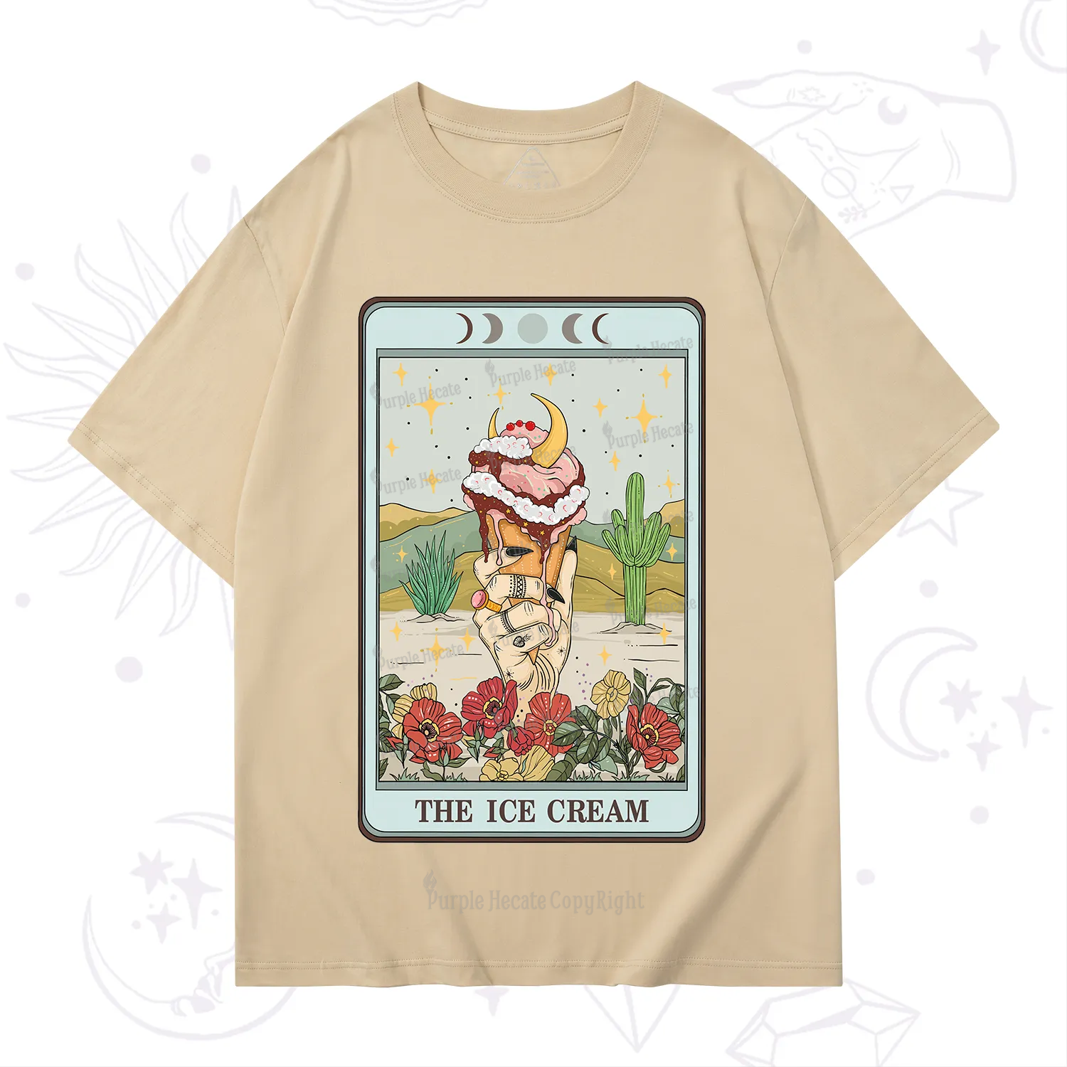 Purplehecate The Ice Cream Tarot T-Shirt