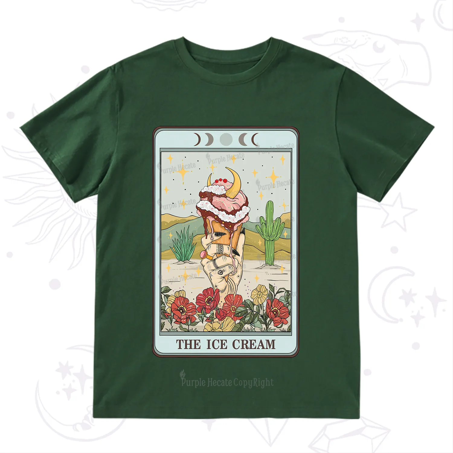 Purplehecate The Ice Cream Tarot T-Shirt