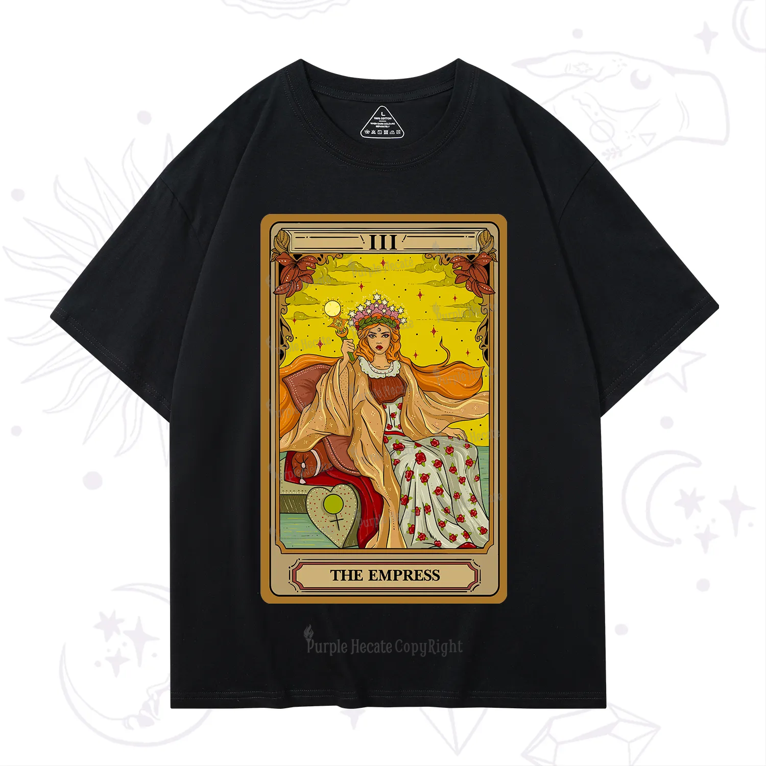 Purplehecate The Empress Tarot T-Shirt