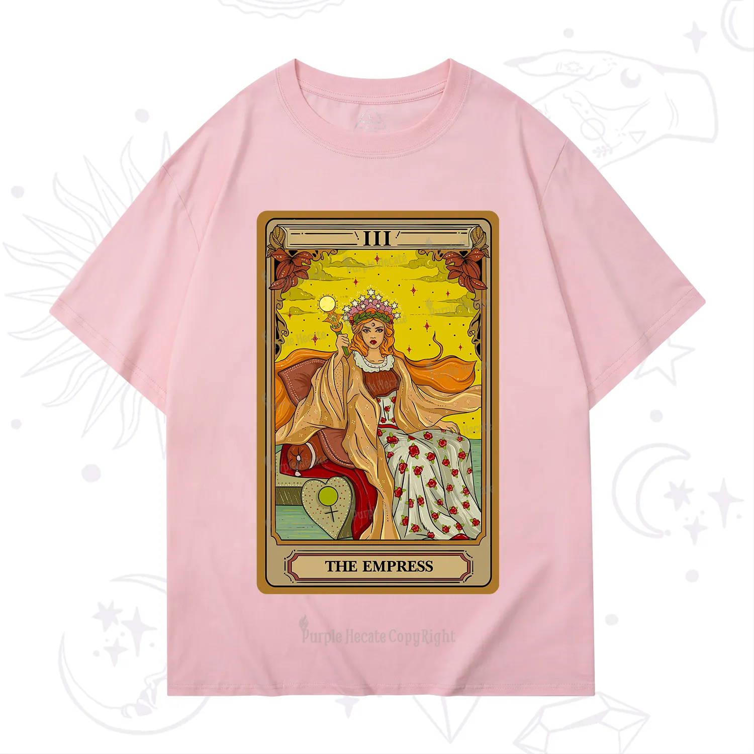 Purplehecate The Empress Tarot T-Shirt