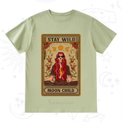 Purplehecate The Stay Wild Moon Child Oracle Card  T-Shirt