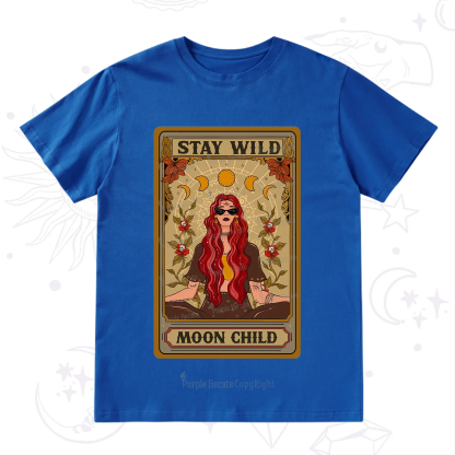 Purplehecate The Stay Wild Moon Child Oracle Card  T-Shirt