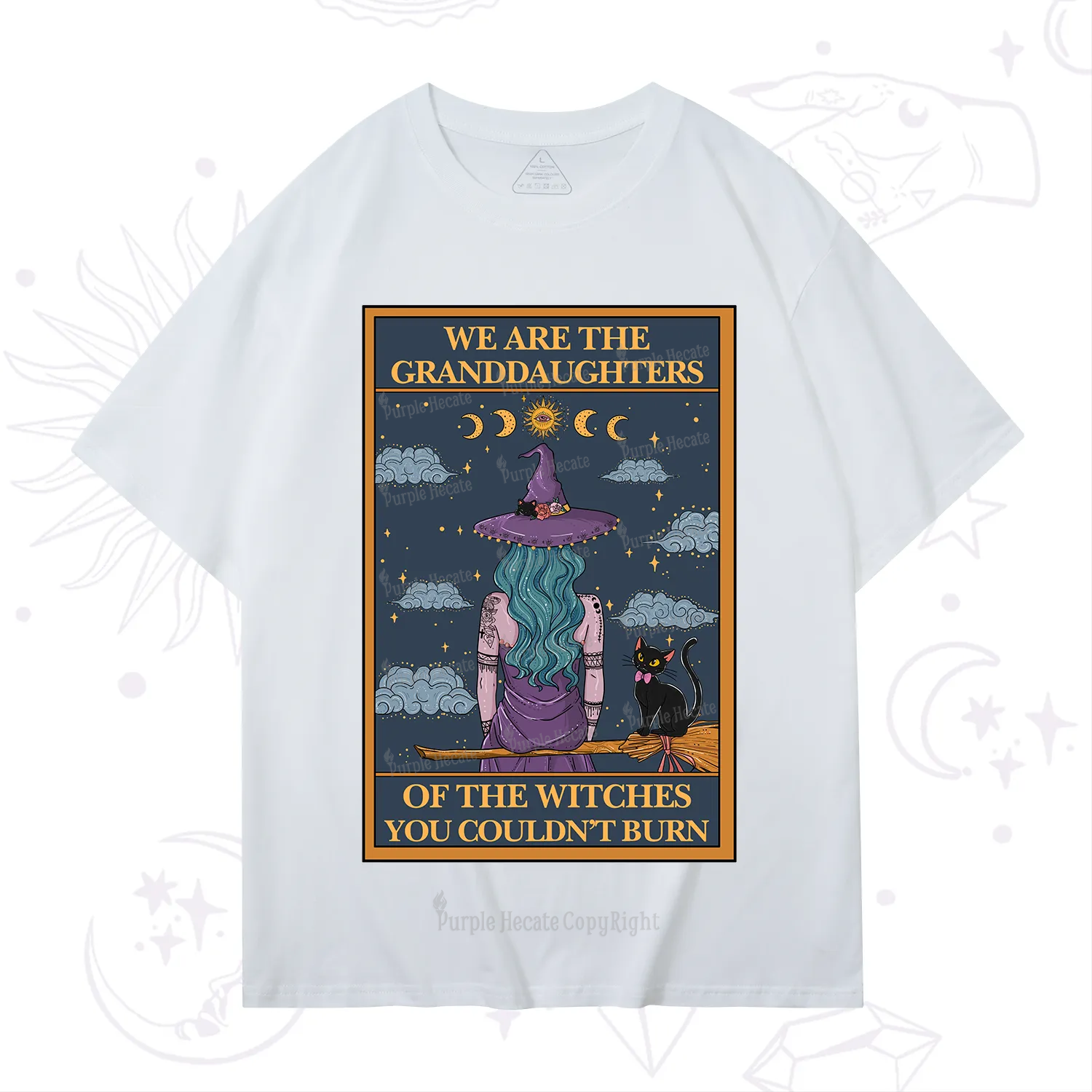 Purplehecate The Witches You Couldn't Burn Oracle Card T-Shirt