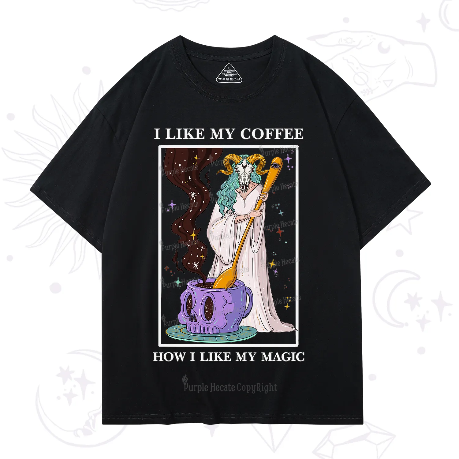 Purplehecate I Like My Coffee How I Like My Magic T-Shirt
