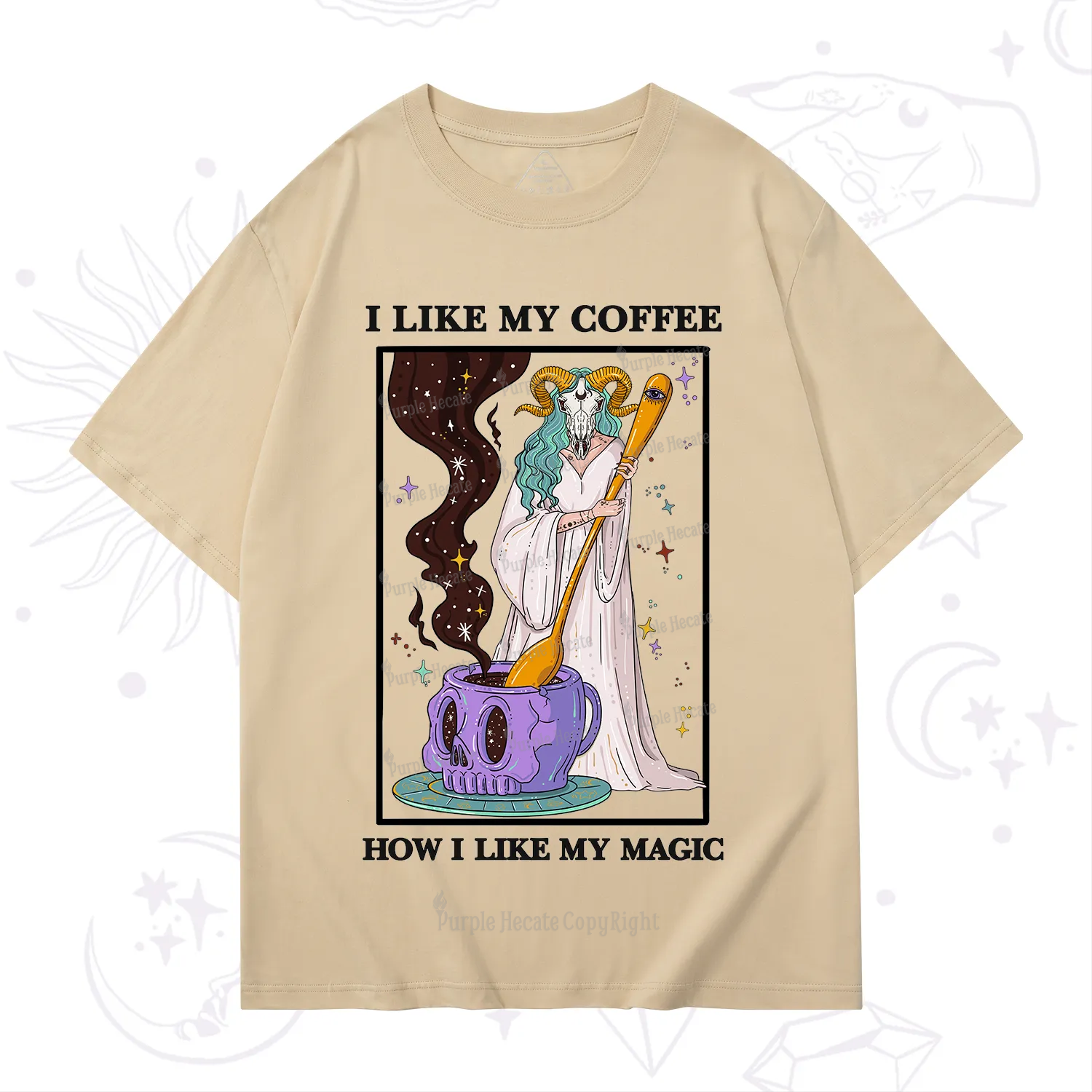Purplehecate I Like My Coffee How I Like My Magic T-Shirt