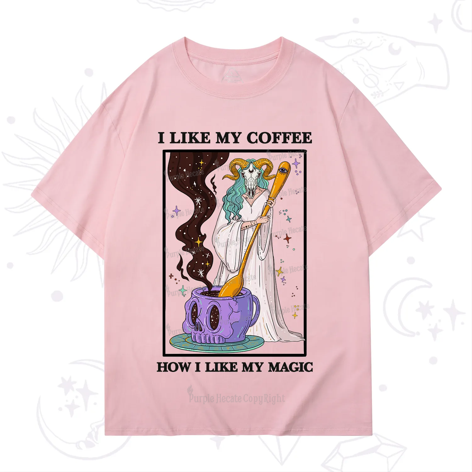 Purplehecate I Like My Coffee How I Like My Magic T-Shirt