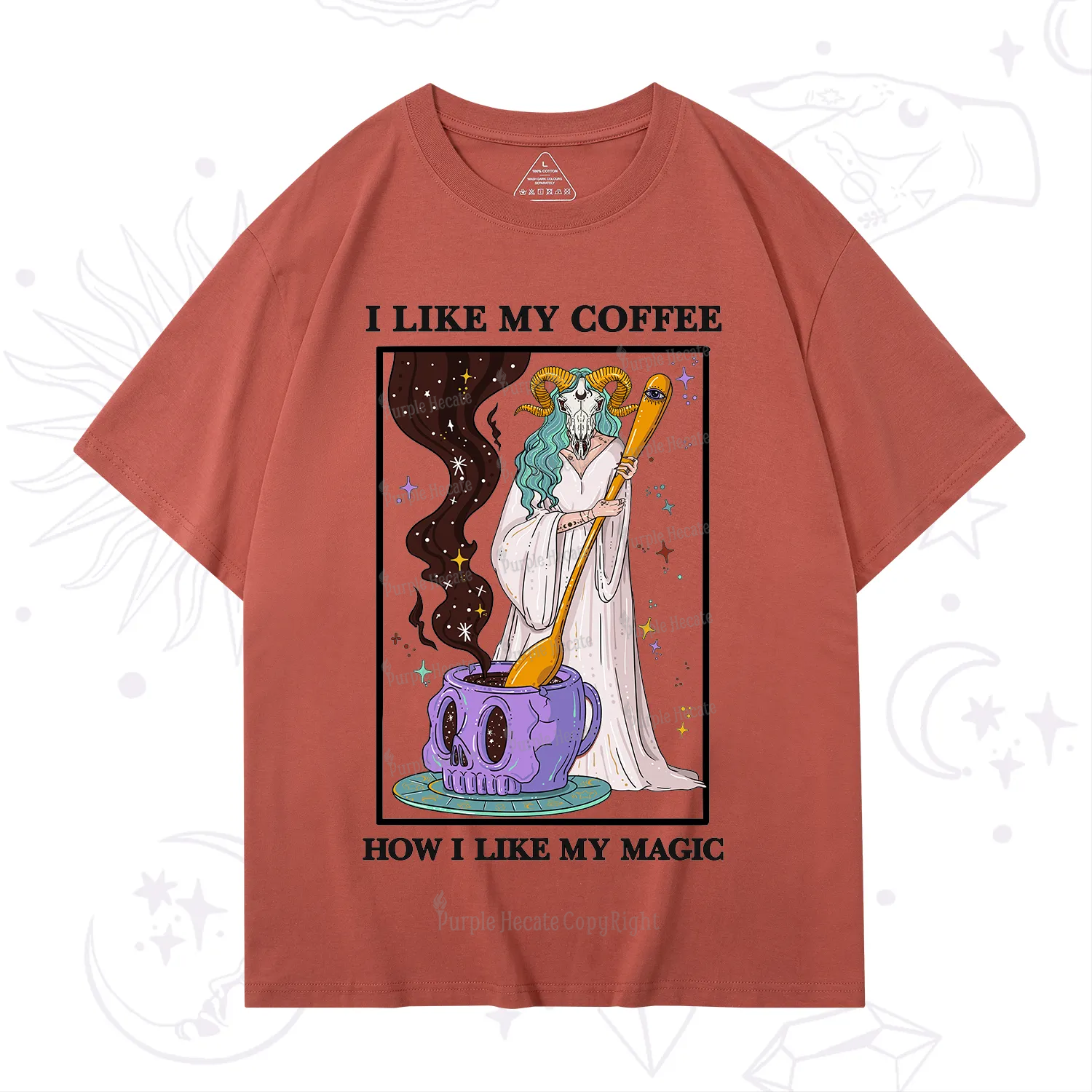 Purplehecate I Like My Coffee How I Like My Magic T-Shirt