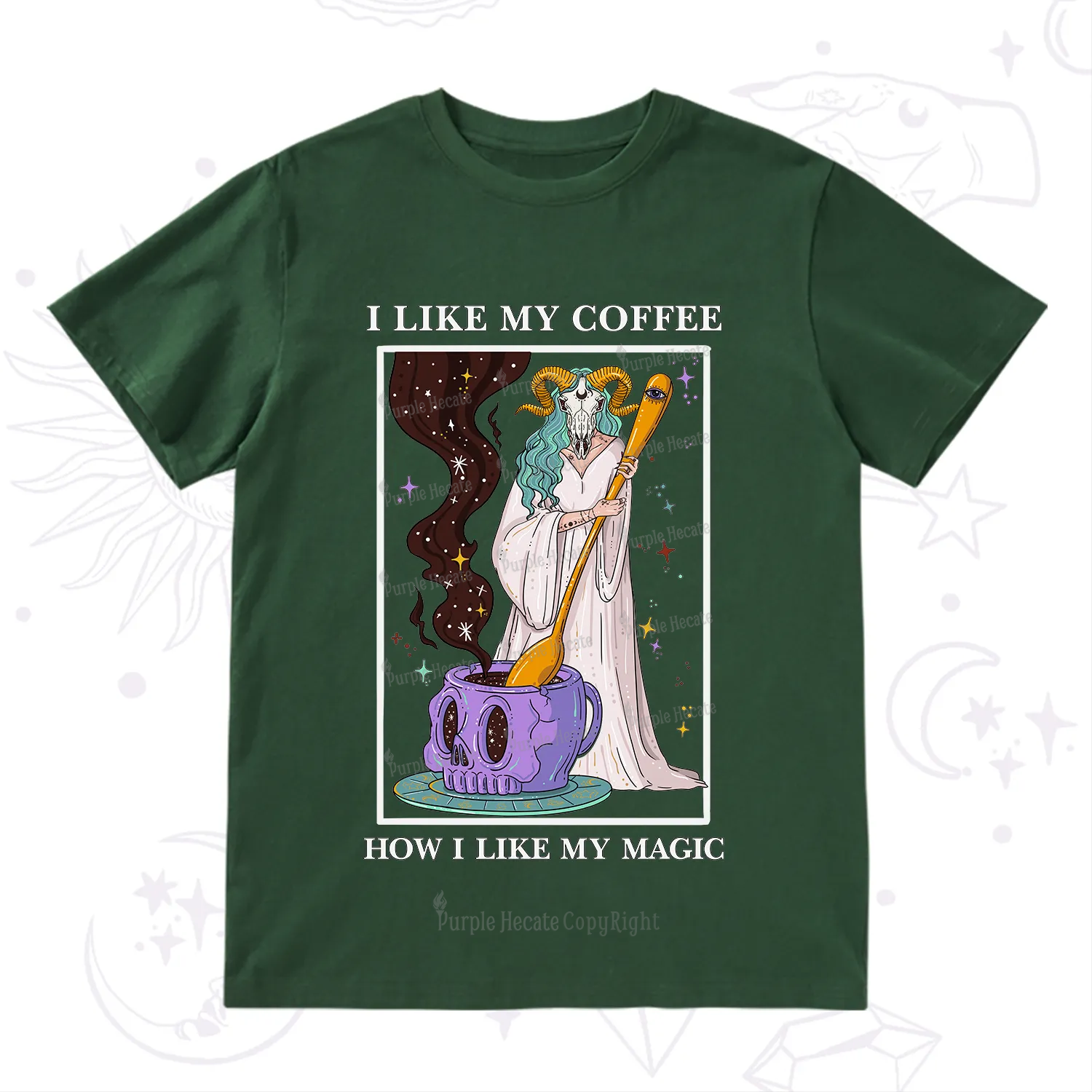 Purplehecate I Like My Coffee How I Like My Magic T-Shirt