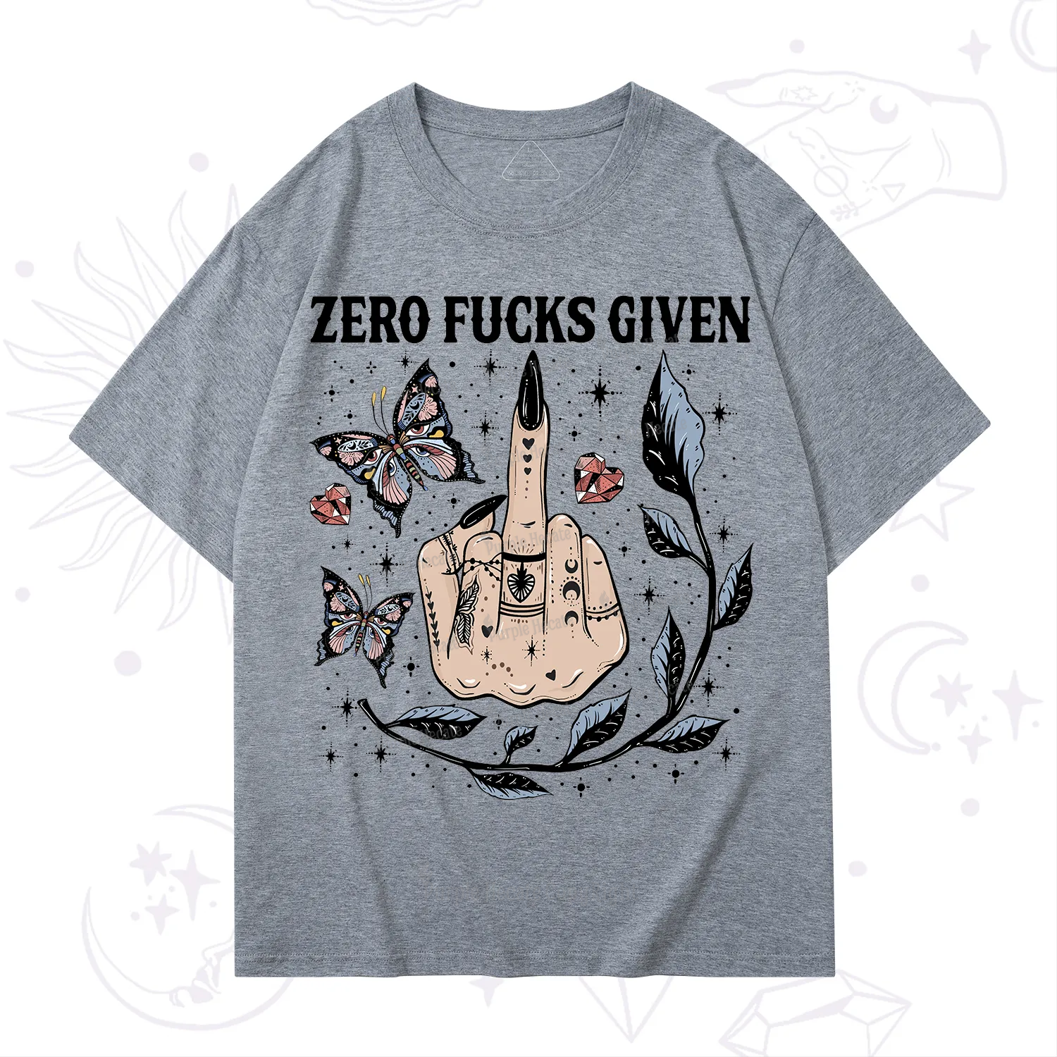 Purplehecate Zero Fucks Given T-Shirt
