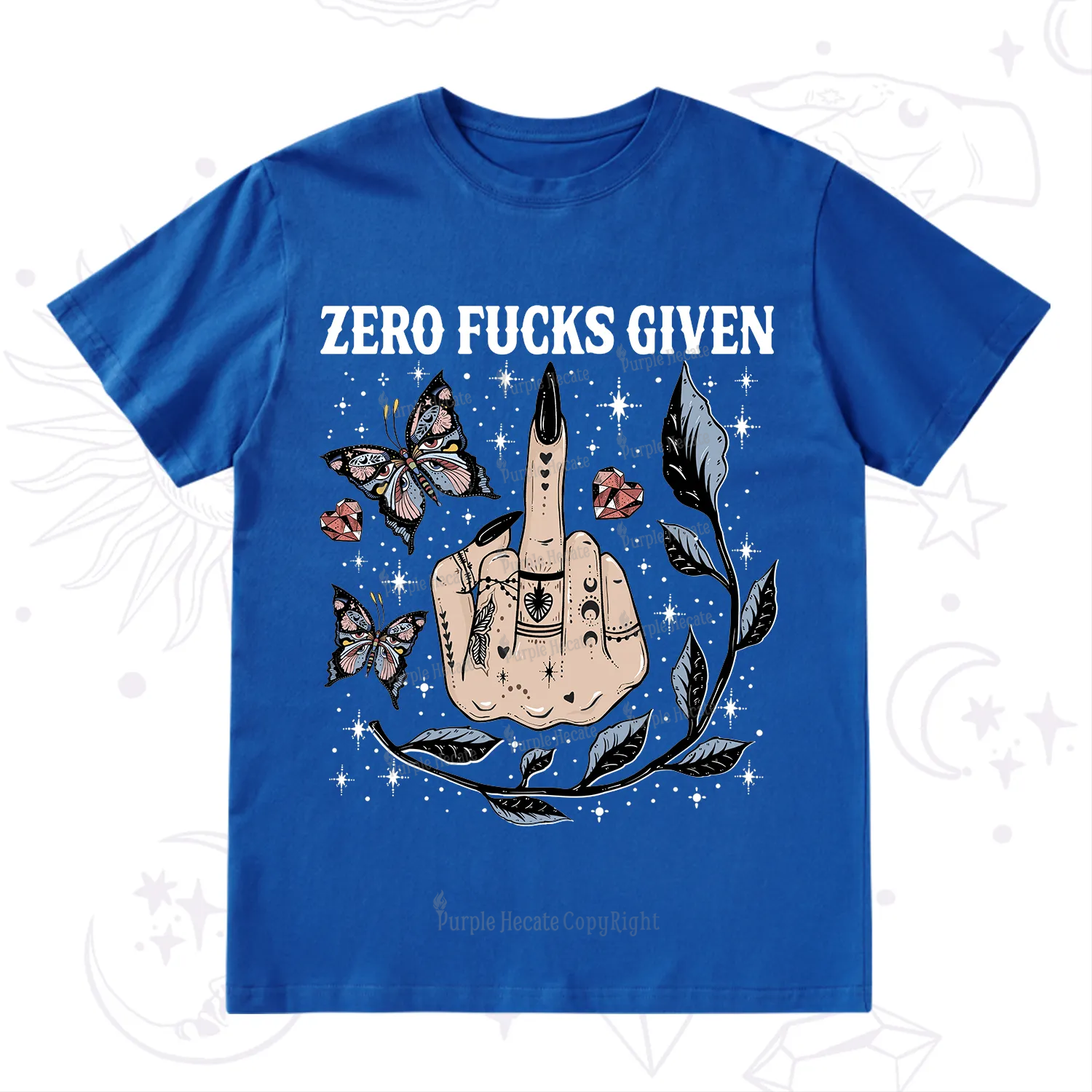 Purplehecate Zero Fucks Given T-Shirt
