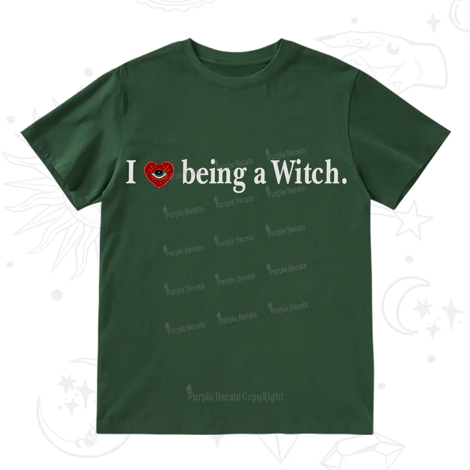 Purplehecate I Being A Witch T-Shirt