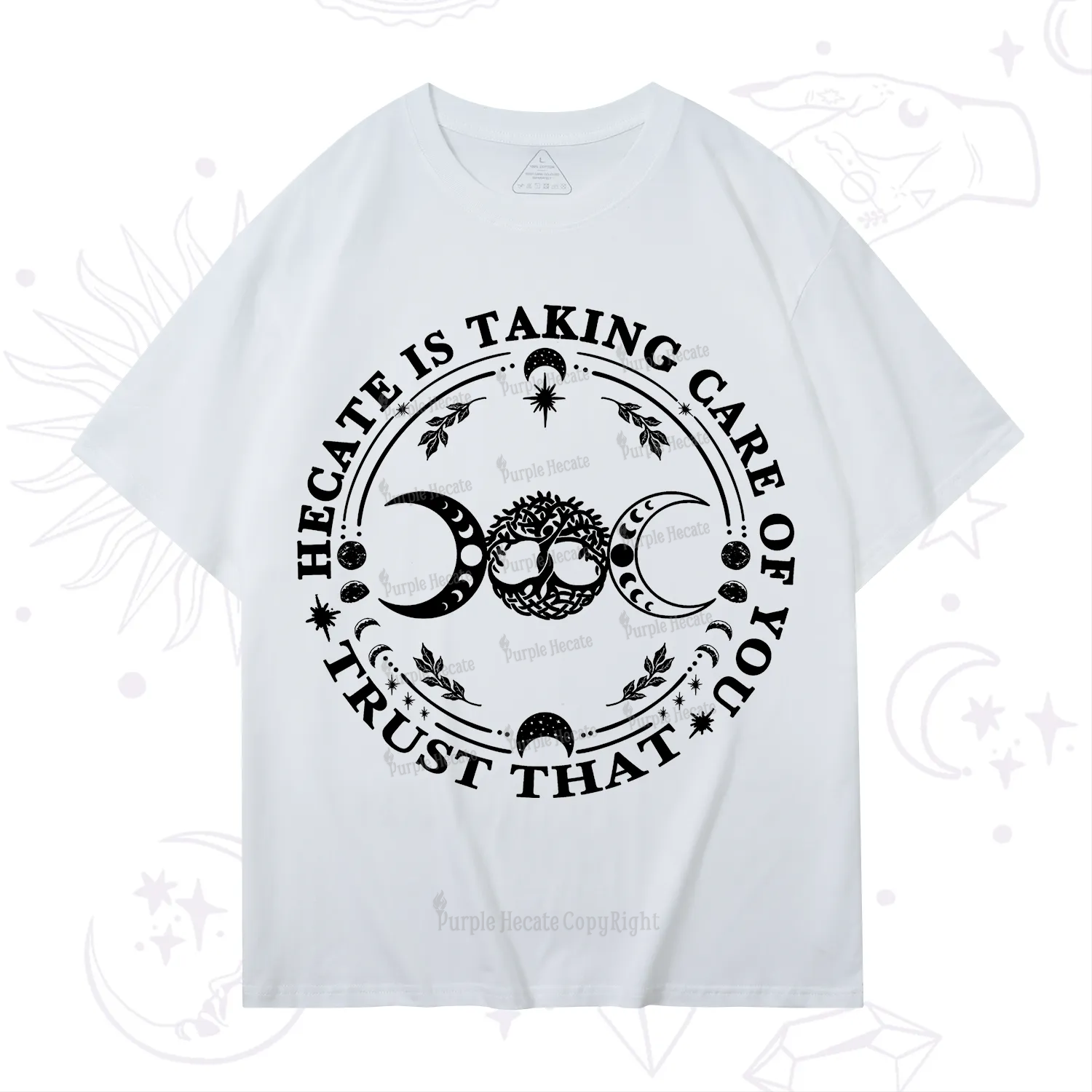 Purplehecate Hecate Is Taking Care Of You T-Shirt