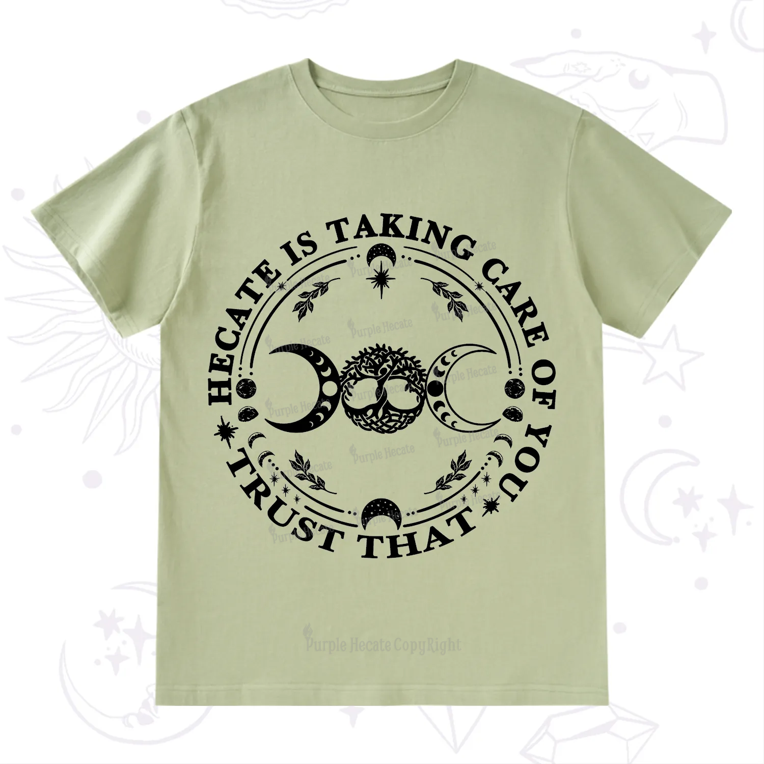 Purplehecate Hecate Is Taking Care Of You T-Shirt