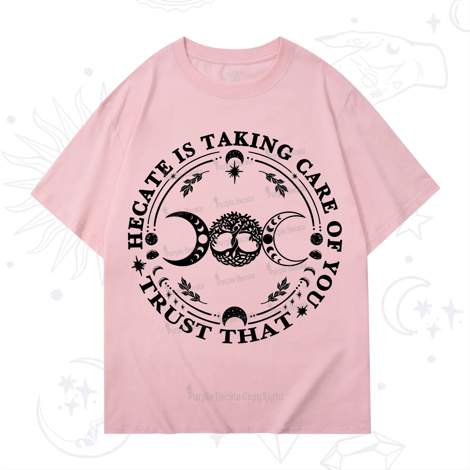Purplehecate Hecate Is Taking Care Of You T-Shirt