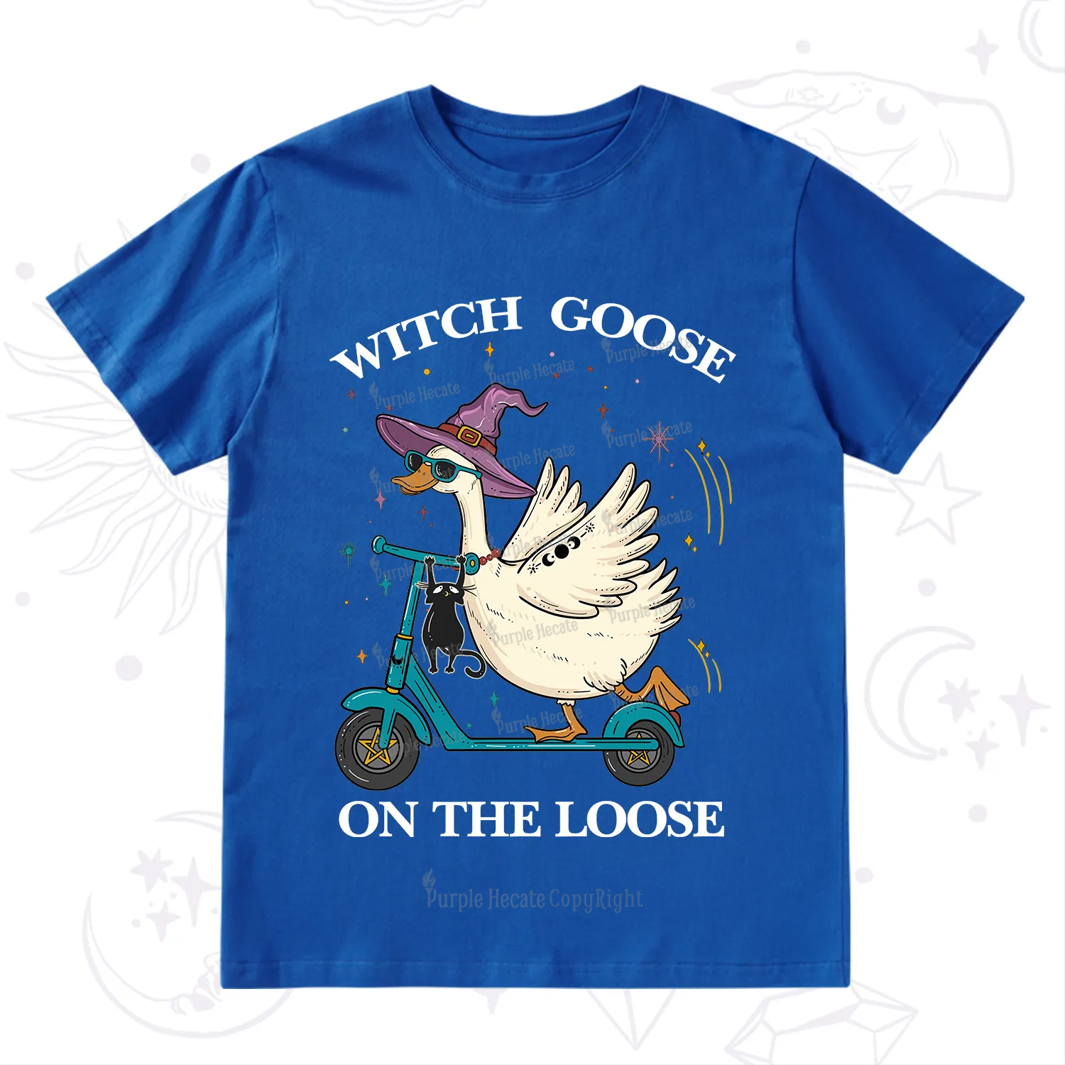 Purplehecate Witch Goose On The Loose T-Shirt