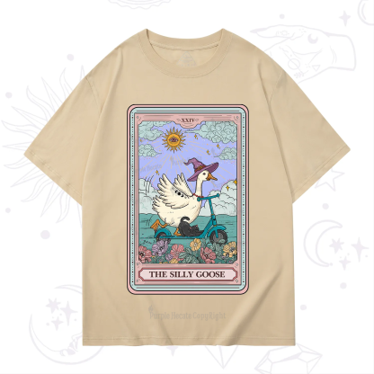 Purplehecate The Silly Goose Tarot Card T-Shirt