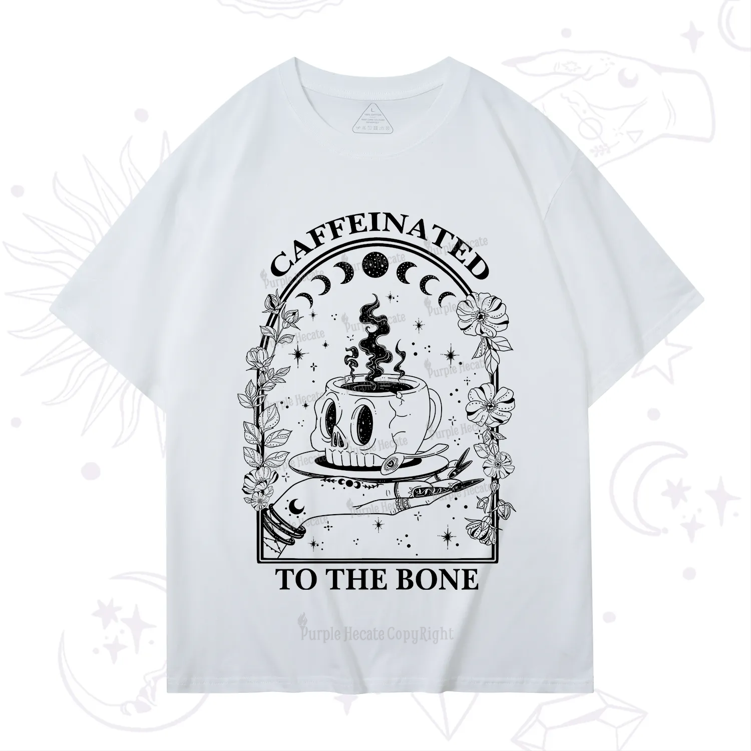 Purplehecate Caffeinated To The Bone T-Shirt