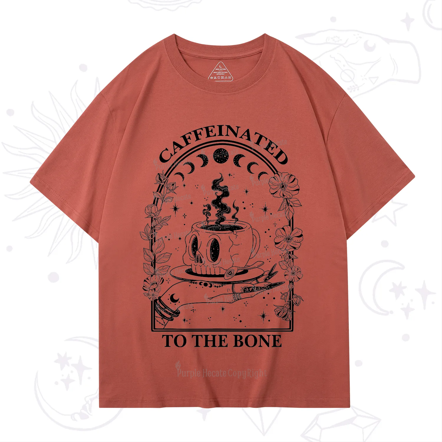 Purplehecate Caffeinated To The Bone T-Shirt
