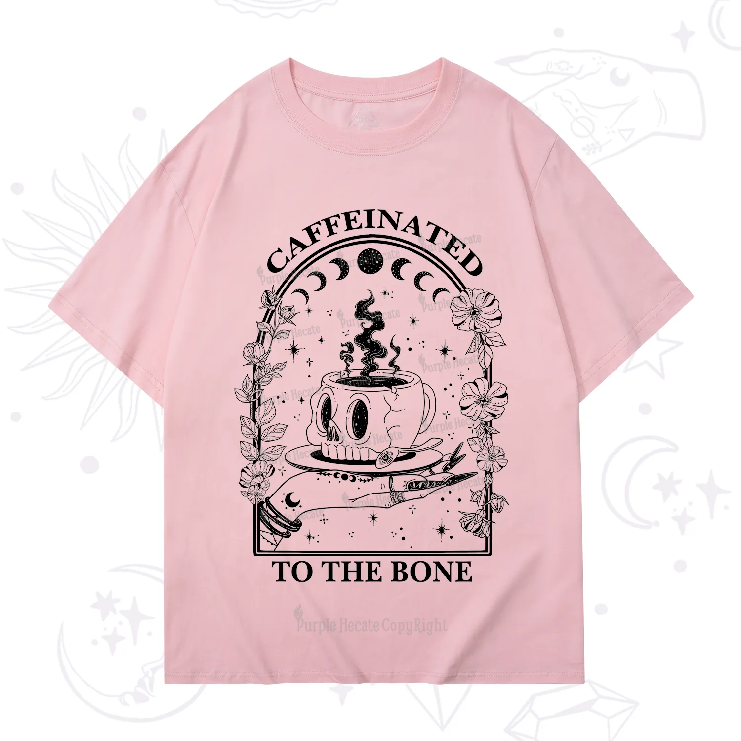 Purplehecate Caffeinated To The Bone T-Shirt