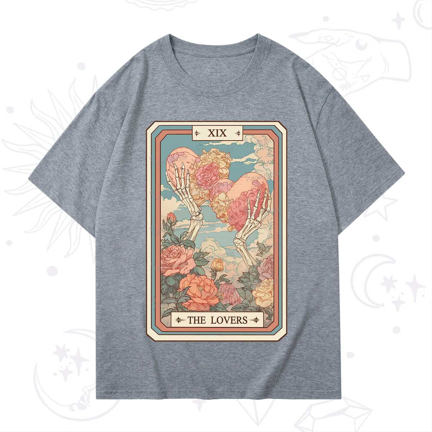 Purplehecate The Lovers Undying Heart Tarot T-Shirt